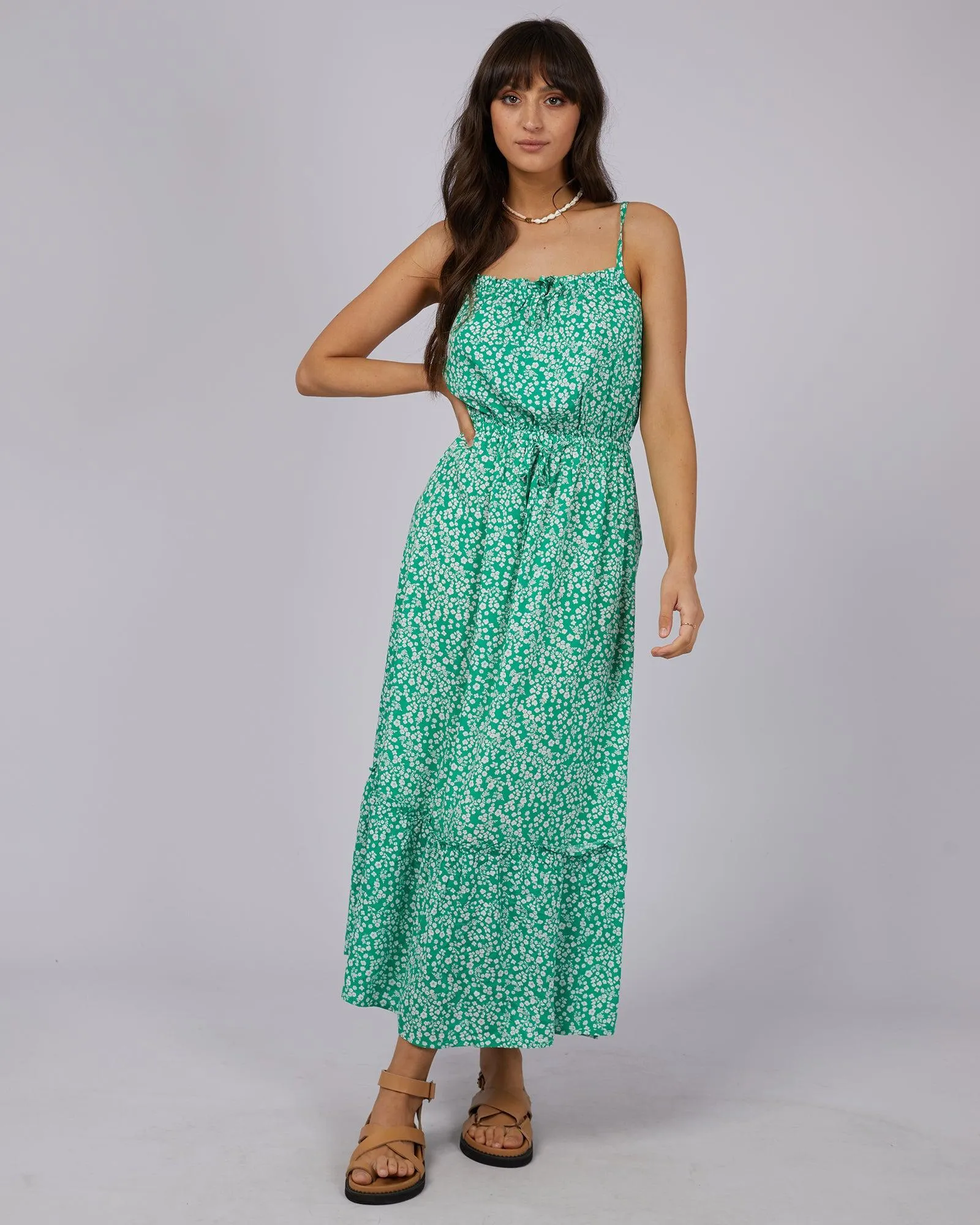 Amalfi Maxi Dress Green sold by edge clothing