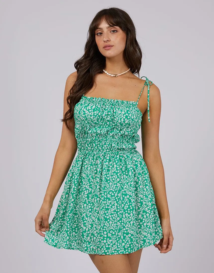 Amalfi Mini Dress Green sold by edge clothing
