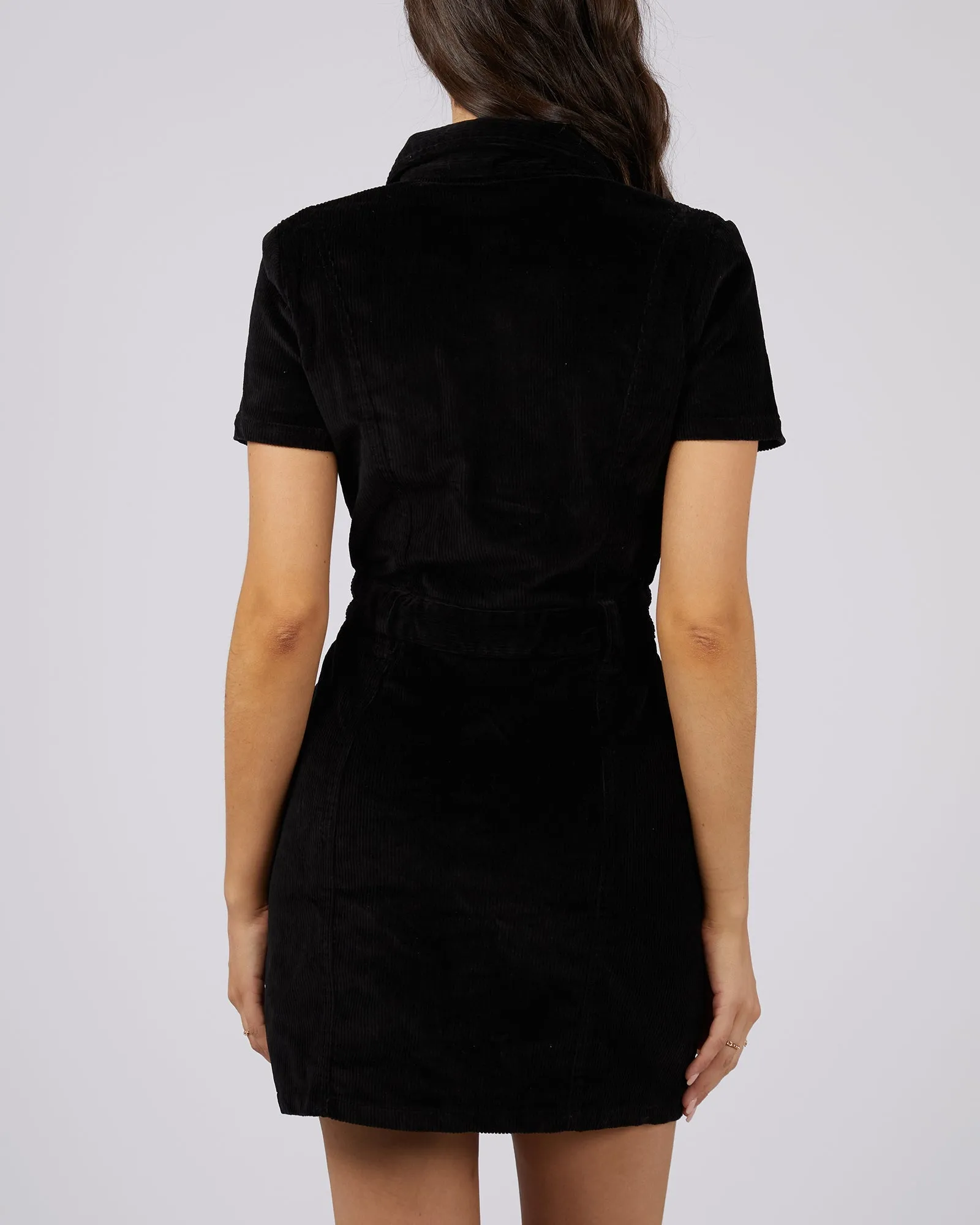 Nadia Cord Mini Dress Black sold by edge clothing product image thumbnail 3