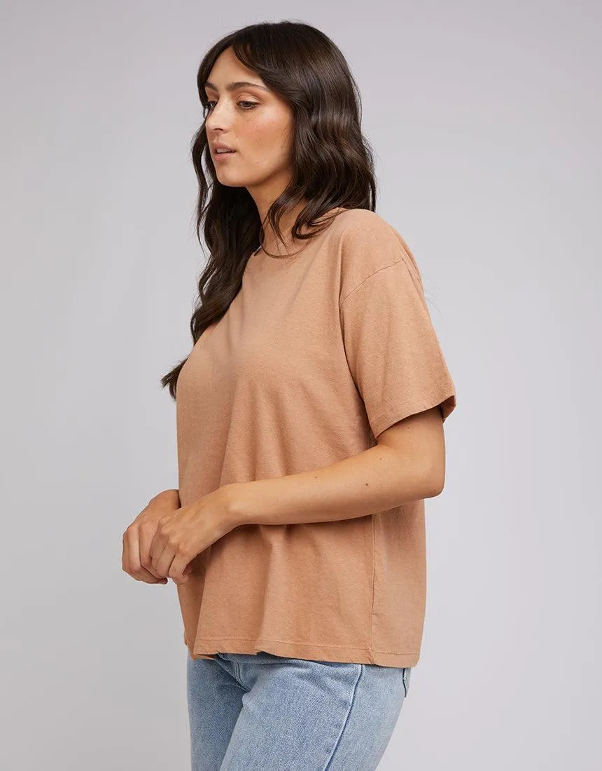Aae Linen Tee Tan sold by edge clothing product image thumbnail 4