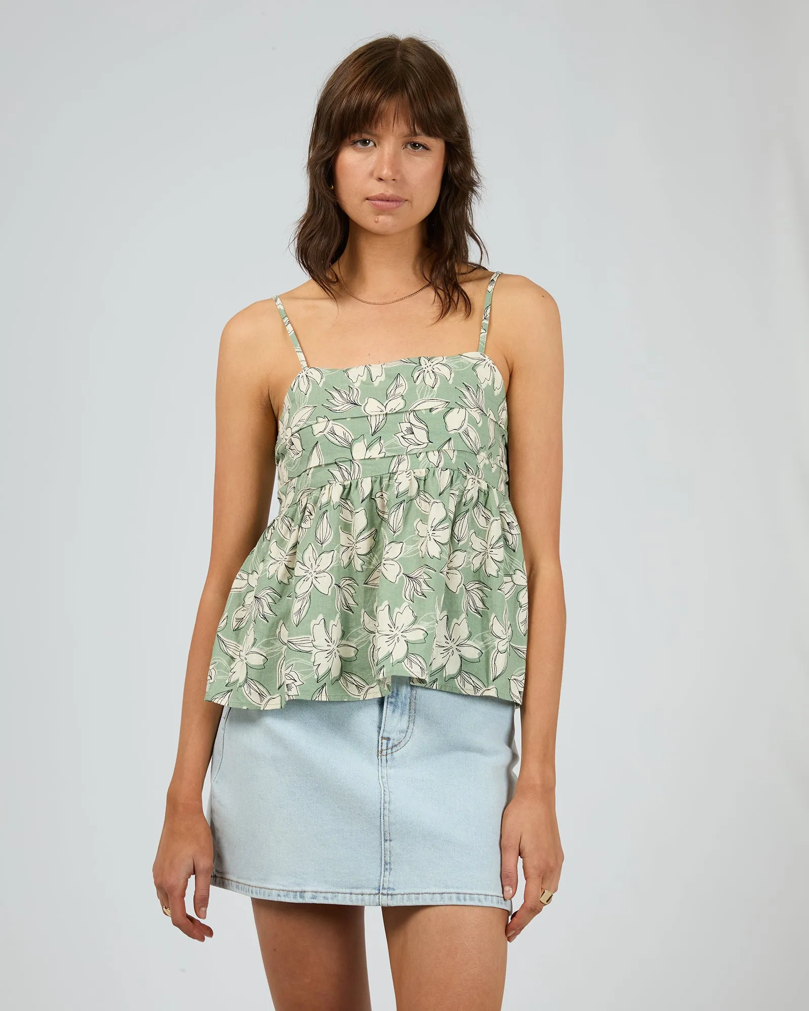 Eden Top Sage sold by edge clothing
