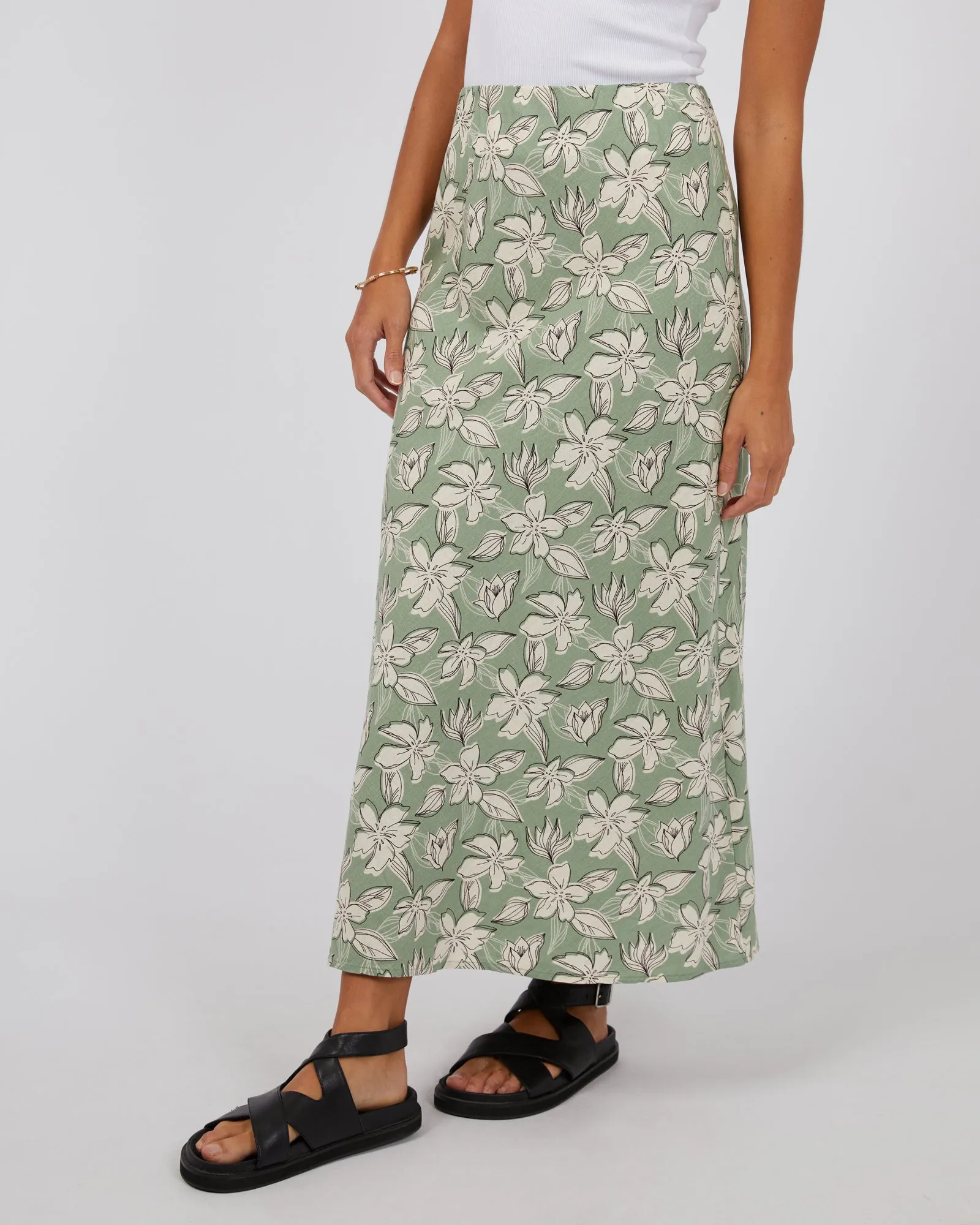 Eden Maxi Skirt Sage sold by edge clothing product image thumbnail 4