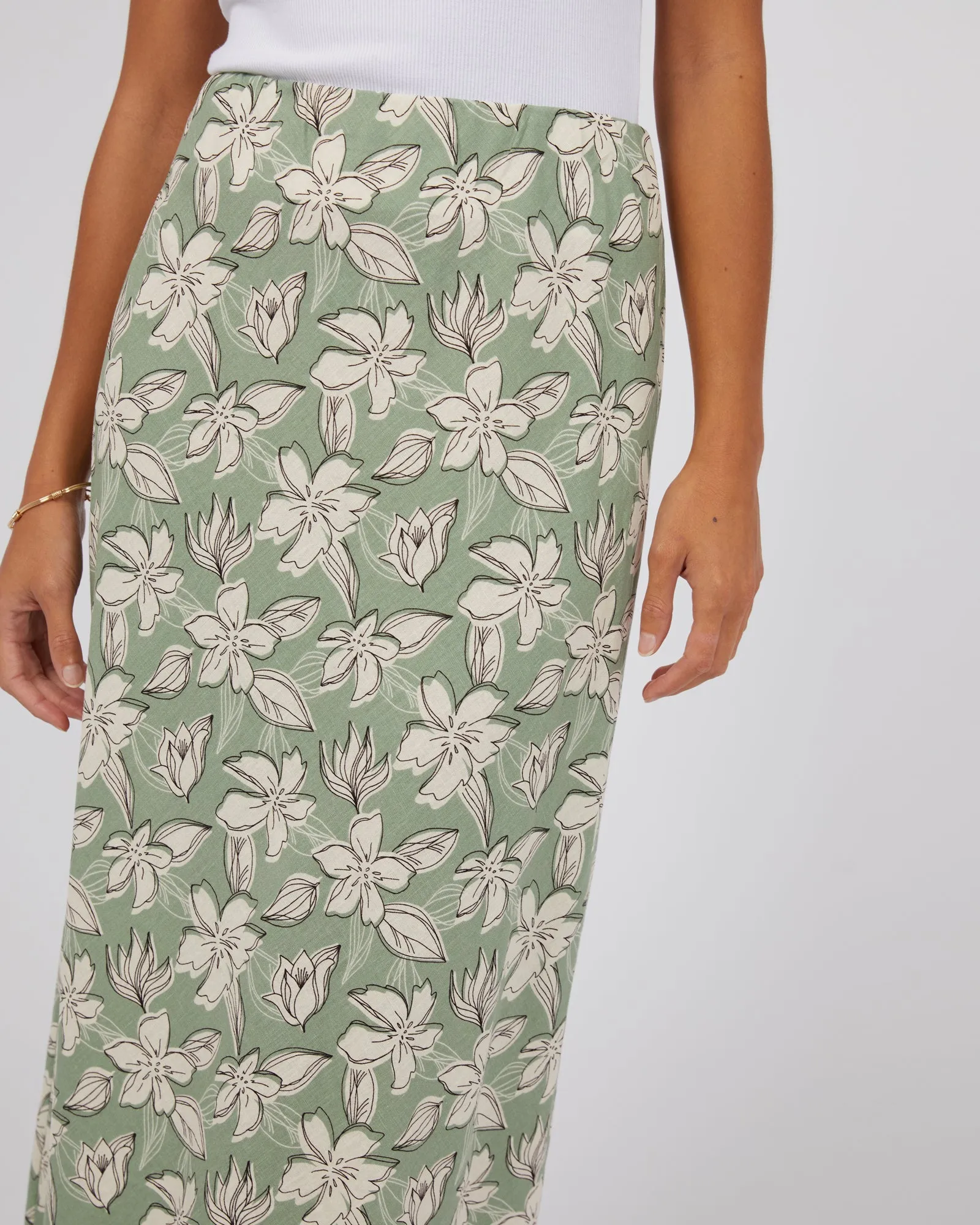 Eden Maxi Skirt Sage sold by edge clothing product image thumbnail 5