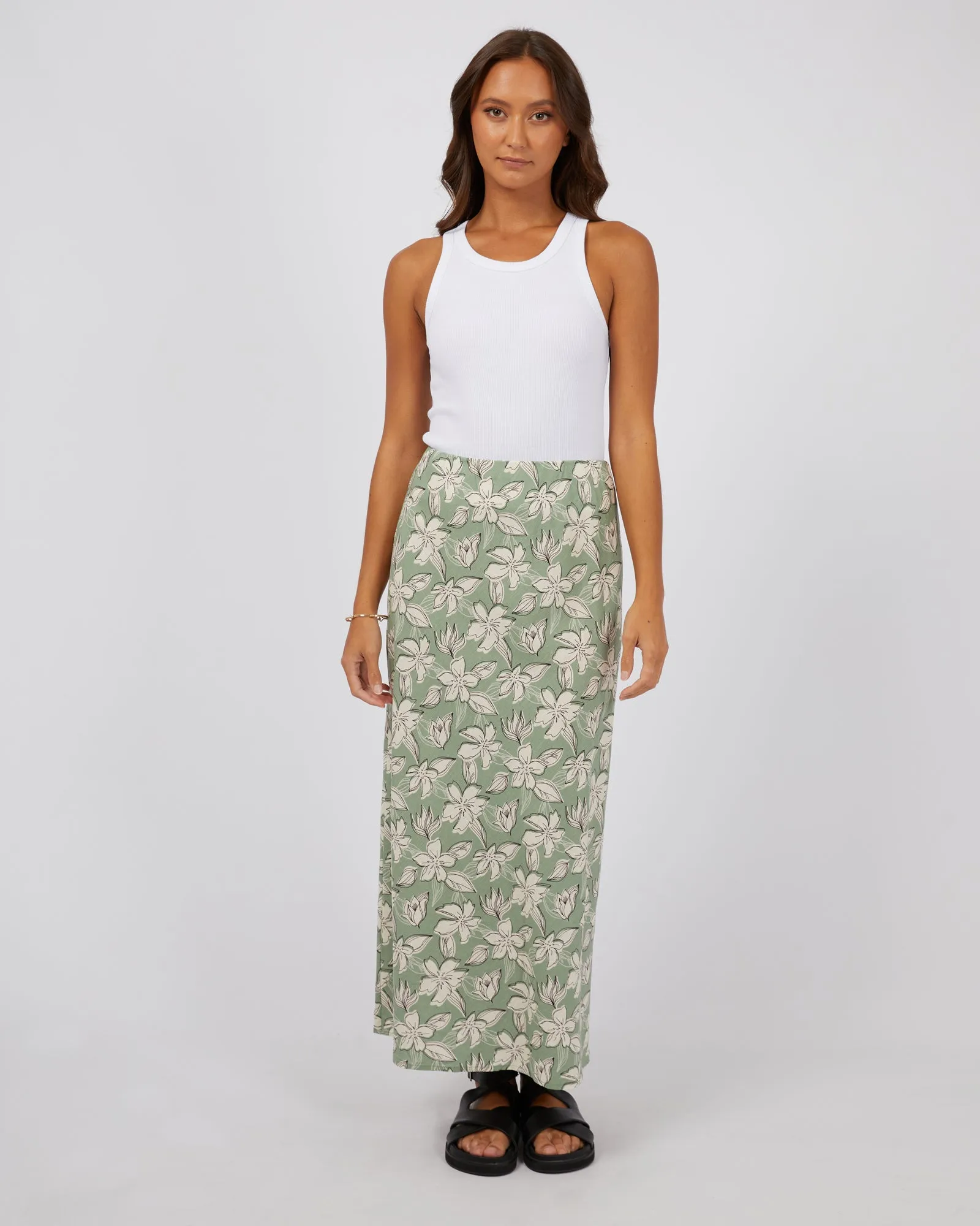 Eden Maxi Skirt Sage sold by edge clothing product image thumbnail 2