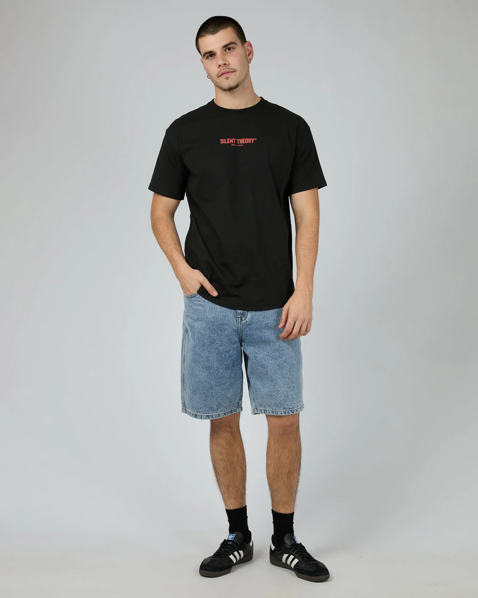 Defeat Tee Black sold by edge clothing product image thumbnail 2