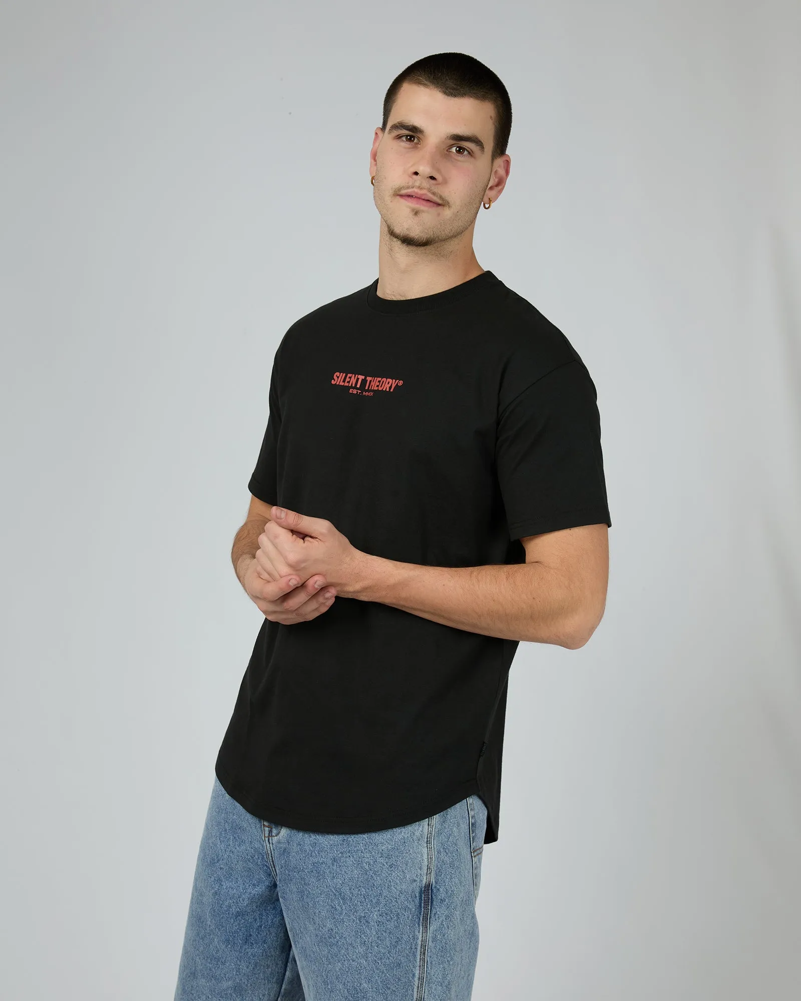 Defeat Tee Black sold by edge clothing product image thumbnail 4