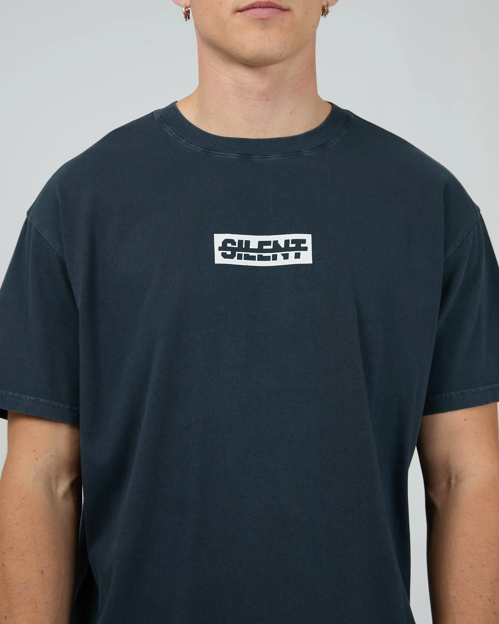 Straight Edge Tee Navy sold by edge clothing product image thumbnail 5