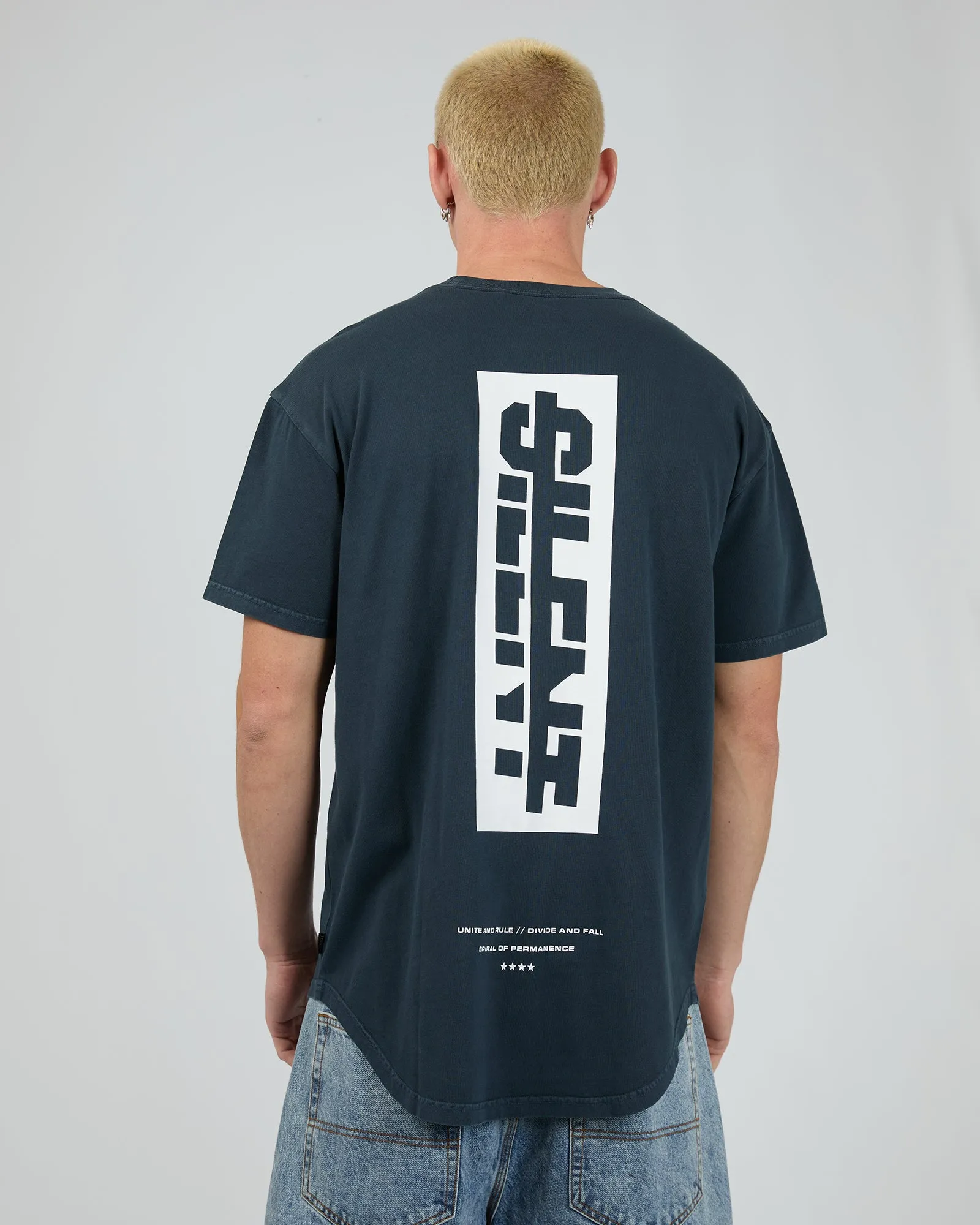 Straight Edge Tee Navy sold by edge clothing product image thumbnail 3