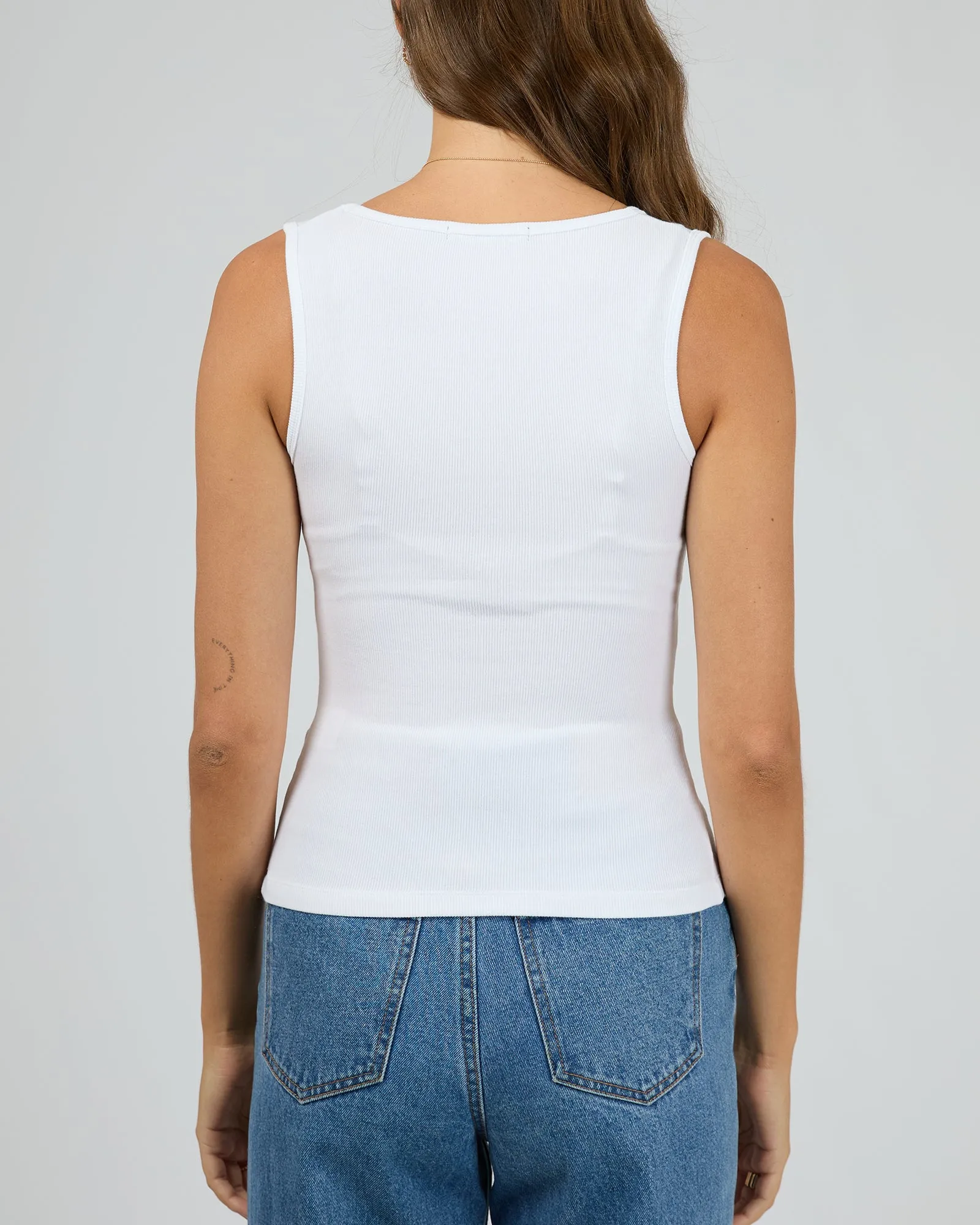 Icon Tank White sold by edge clothing product image thumbnail 3