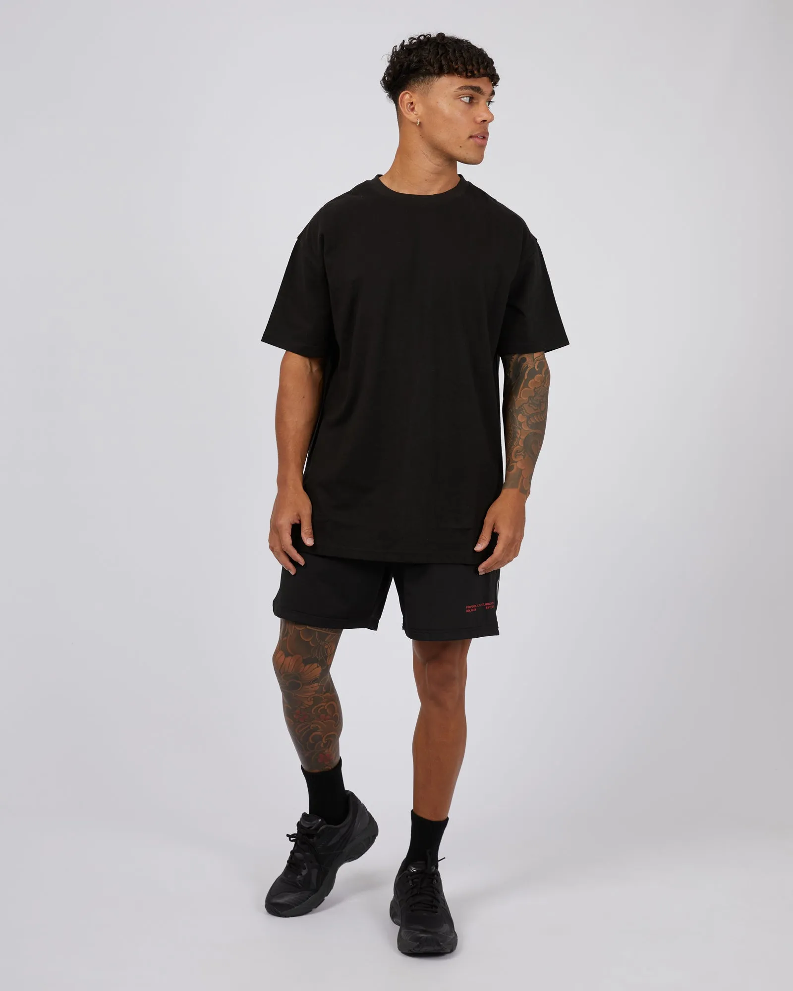 Gains Gym Short Black sold by edge clothing product image thumbnail 2