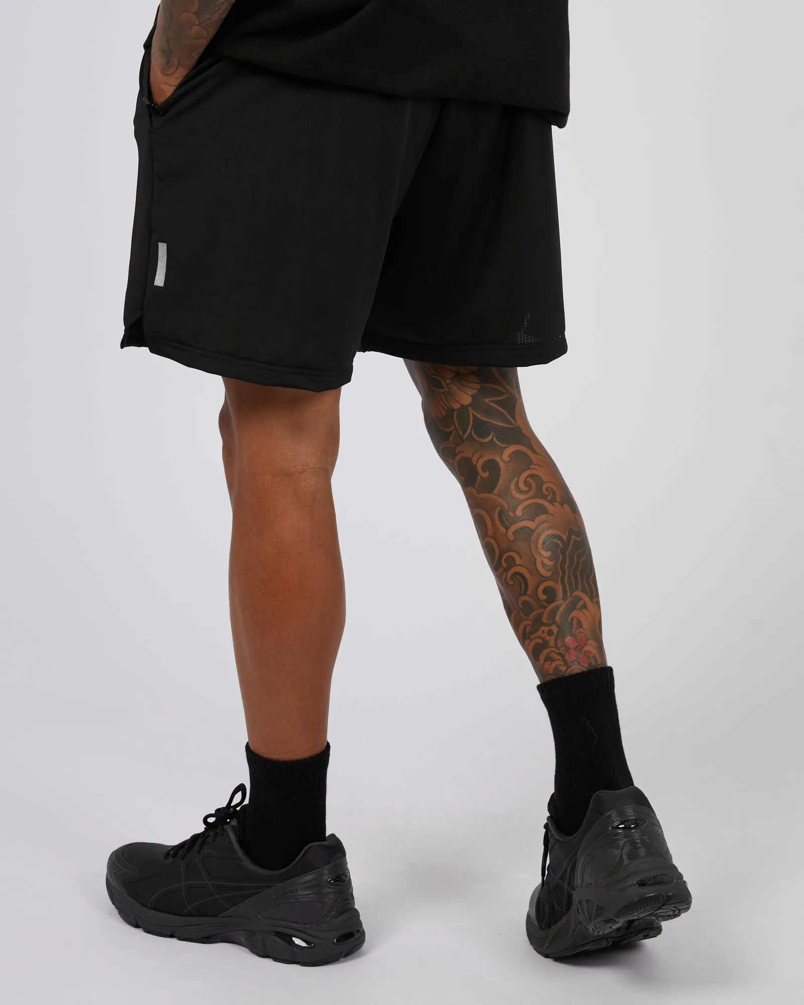 Gains Gym Short Black sold by edge clothing product image thumbnail 3