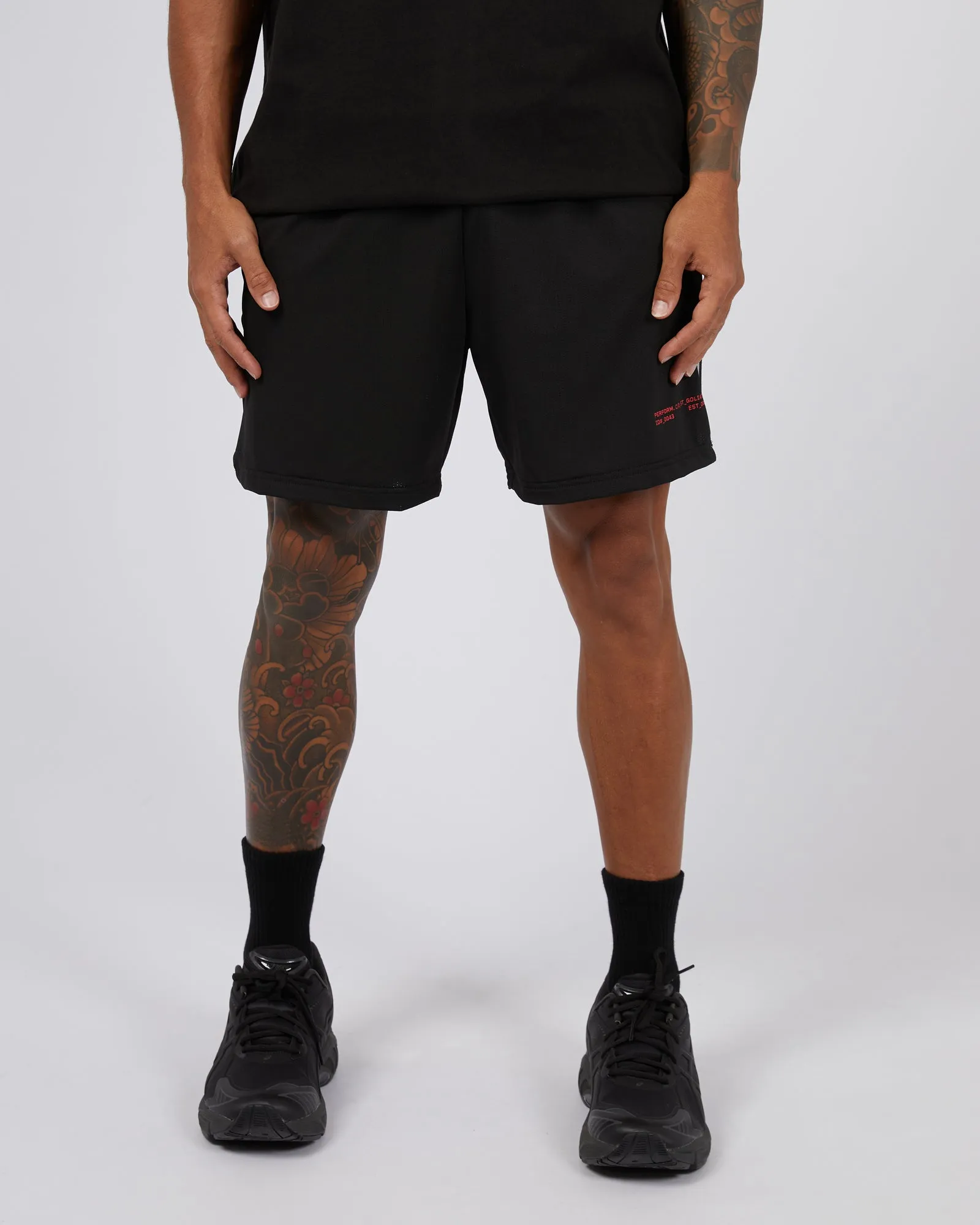 Gains Gym Short Black sold by edge clothing product image thumbnail 4