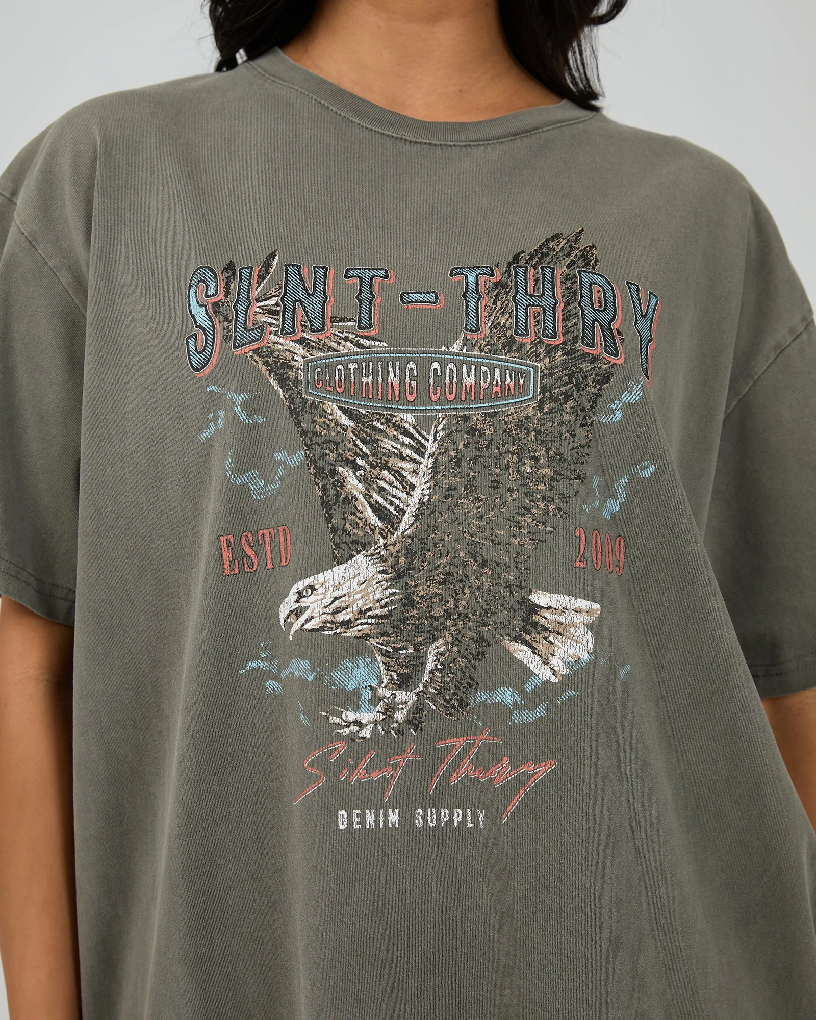 Rider Tee Charcoal sold by edge clothing product image thumbnail 5