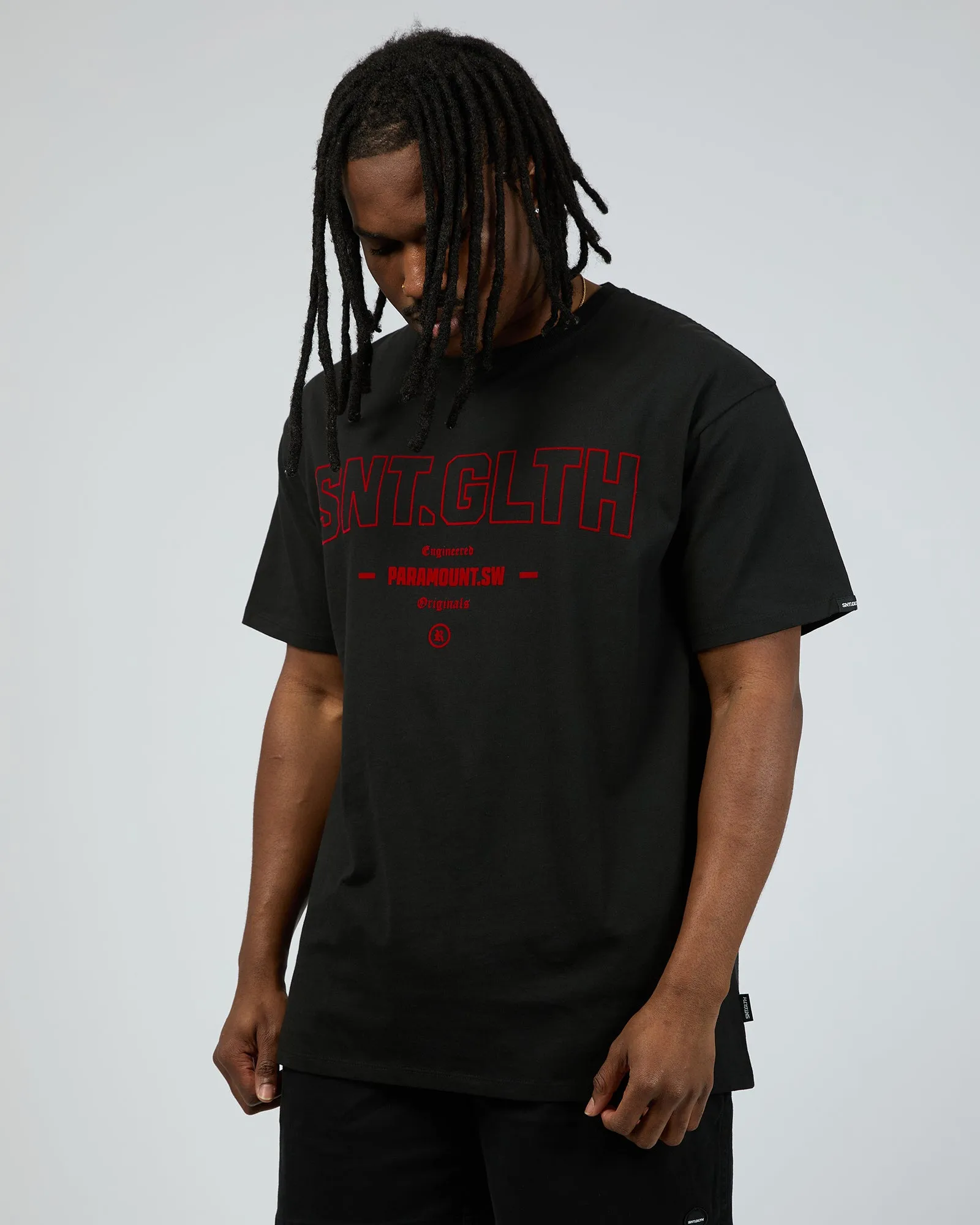 Livic Tee Black sold by edge clothing