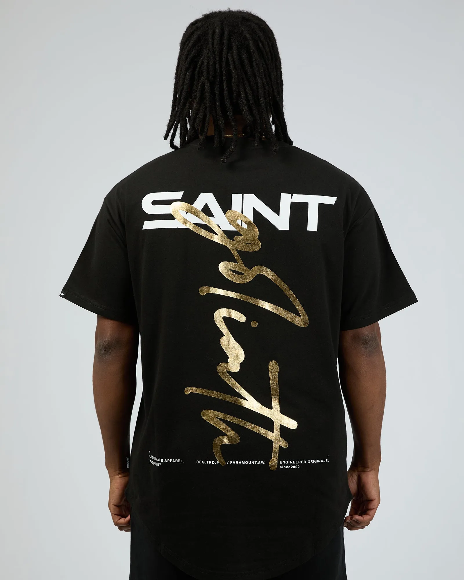 Signature Tee Black sold by edge clothing product image thumbnail 2