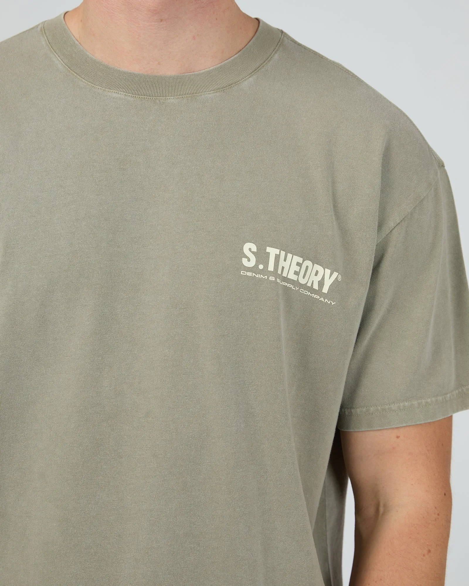 Arcade Tee Khaki sold by edge clothing product image thumbnail 5