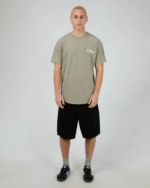 Arcade Tee Khaki sold by edge clothing