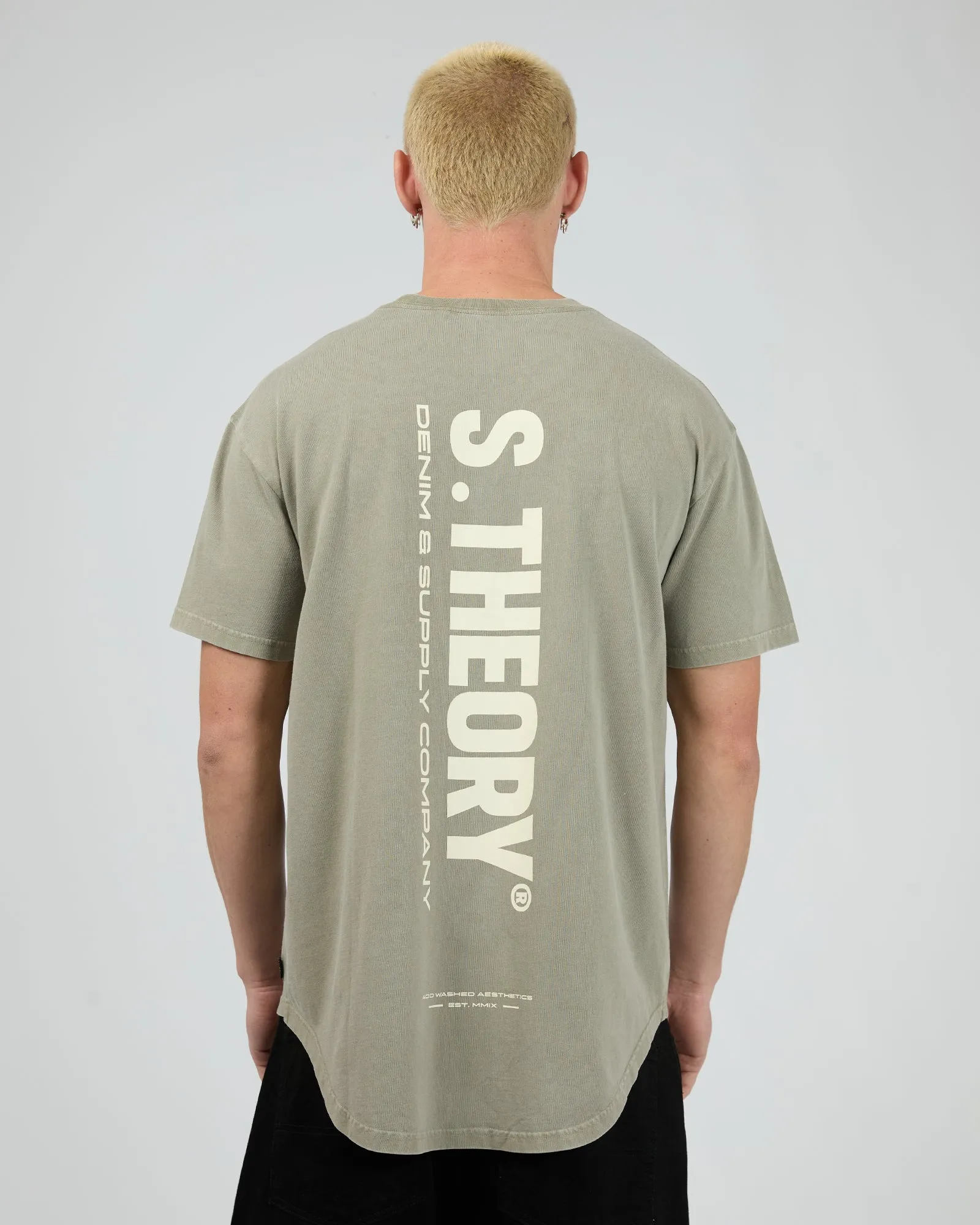 Arcade Tee Khaki sold by edge clothing product image thumbnail 2