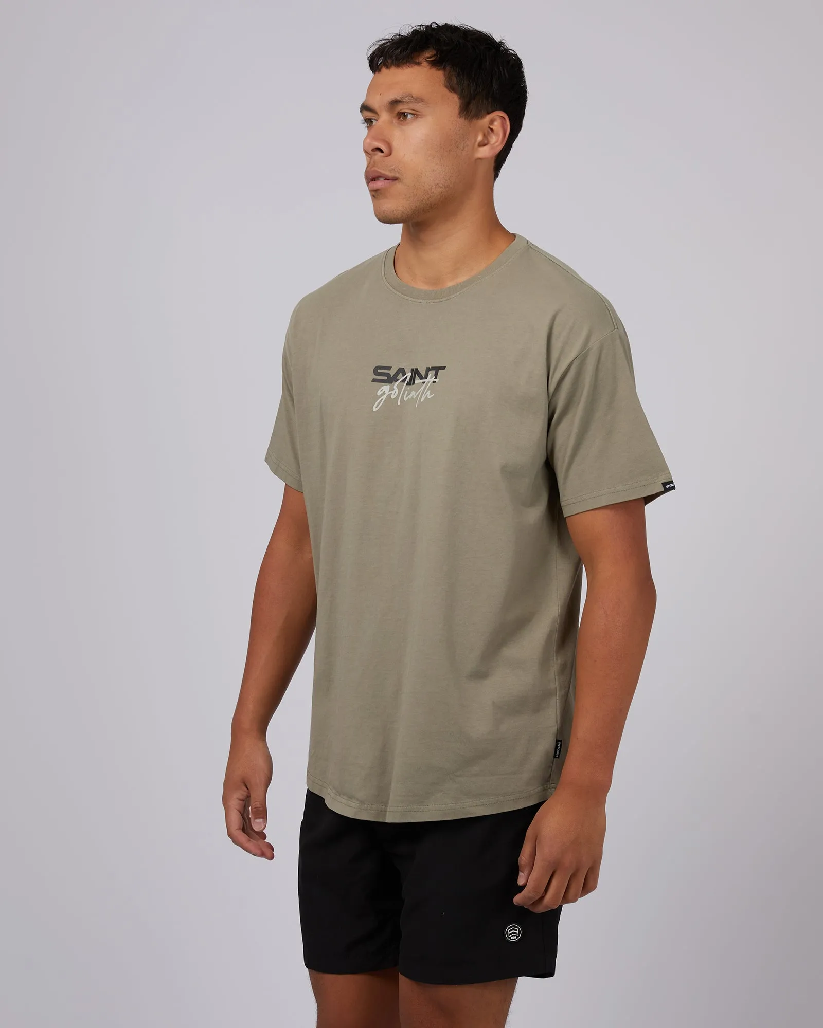 Signature Tee Olive sold by edge clothing product image thumbnail 4