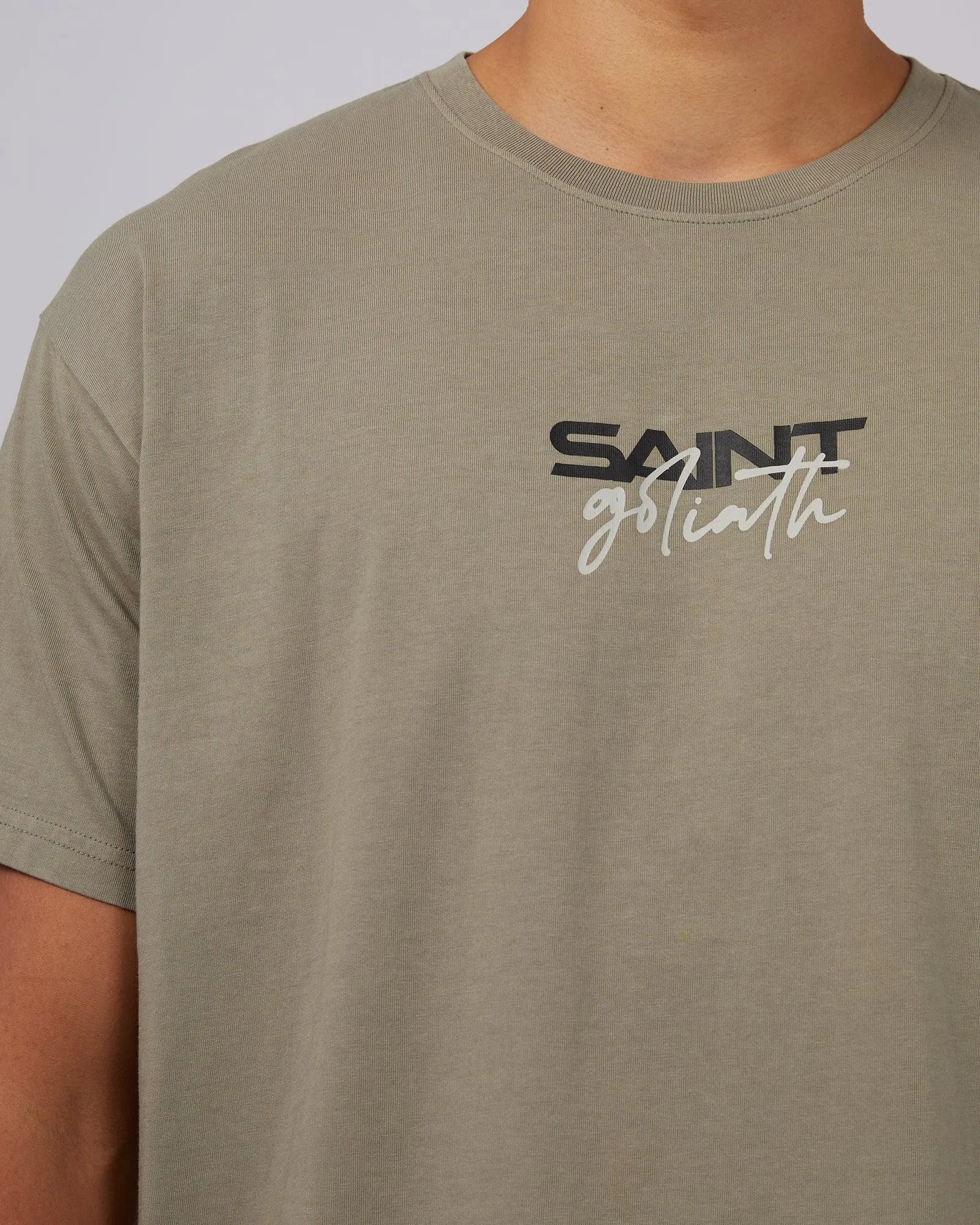 Signature Tee Olive sold by edge clothing product image thumbnail 5