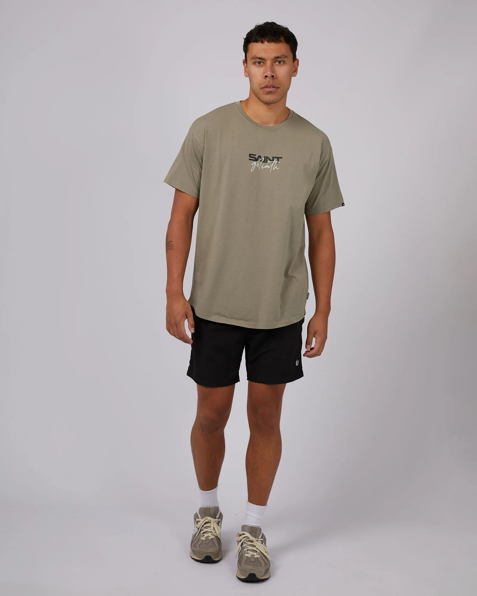 Signature Tee Olive sold by edge clothing product image thumbnail 3