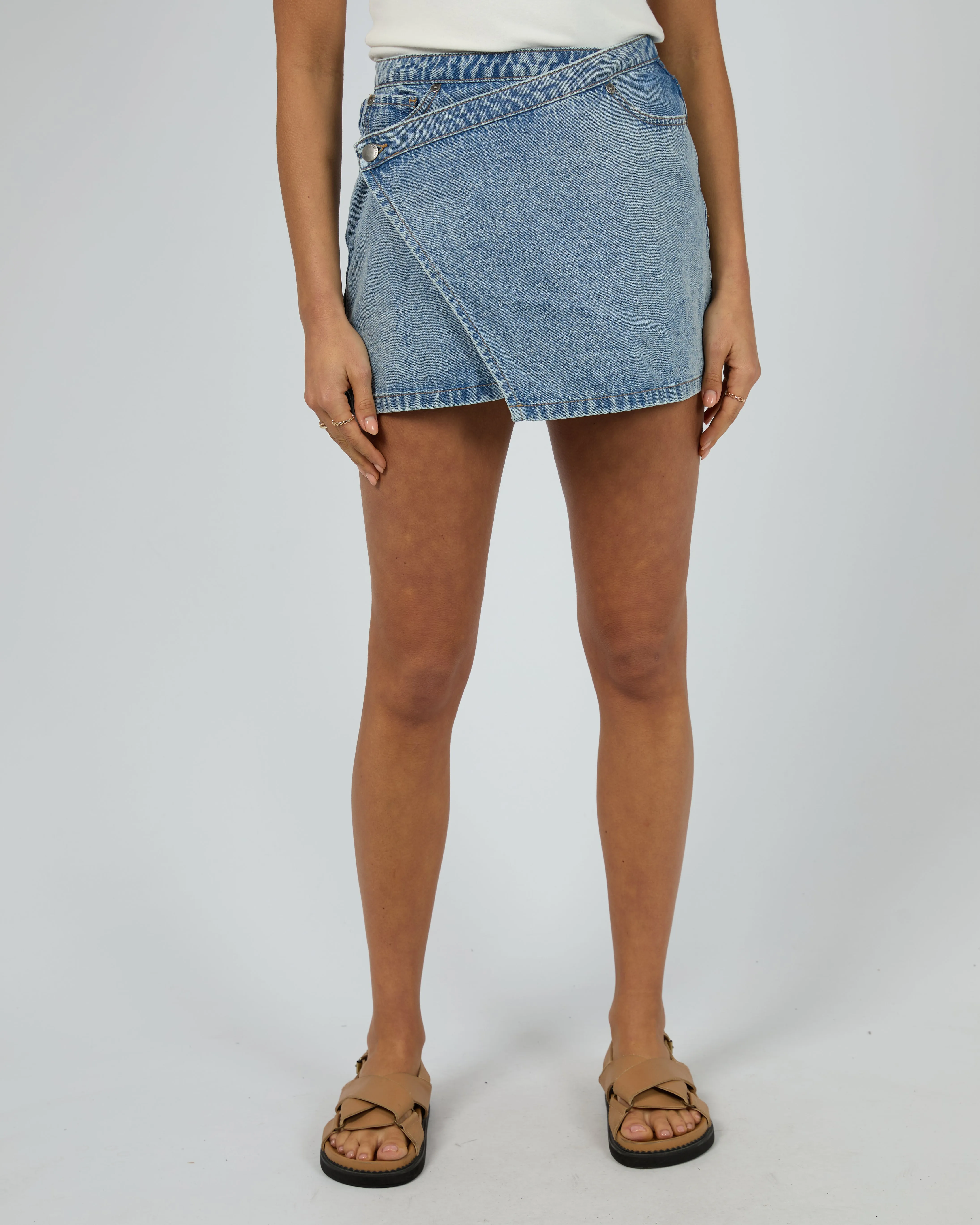 Lenni Mini Skort Light Blue sold by edge clothing product image thumbnail 2