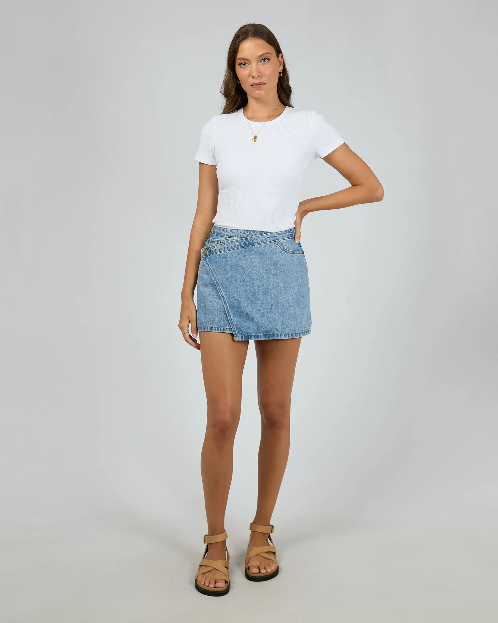 Lenni Mini Skort Light Blue sold by edge clothing product image thumbnail 3