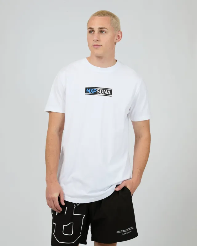 Scarlet Cape Back Tee Optical White sold by edge clothing