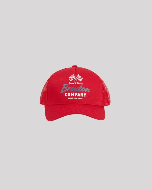 Wayburn Mp Mesh Cap Casa Red sold by edge clothing