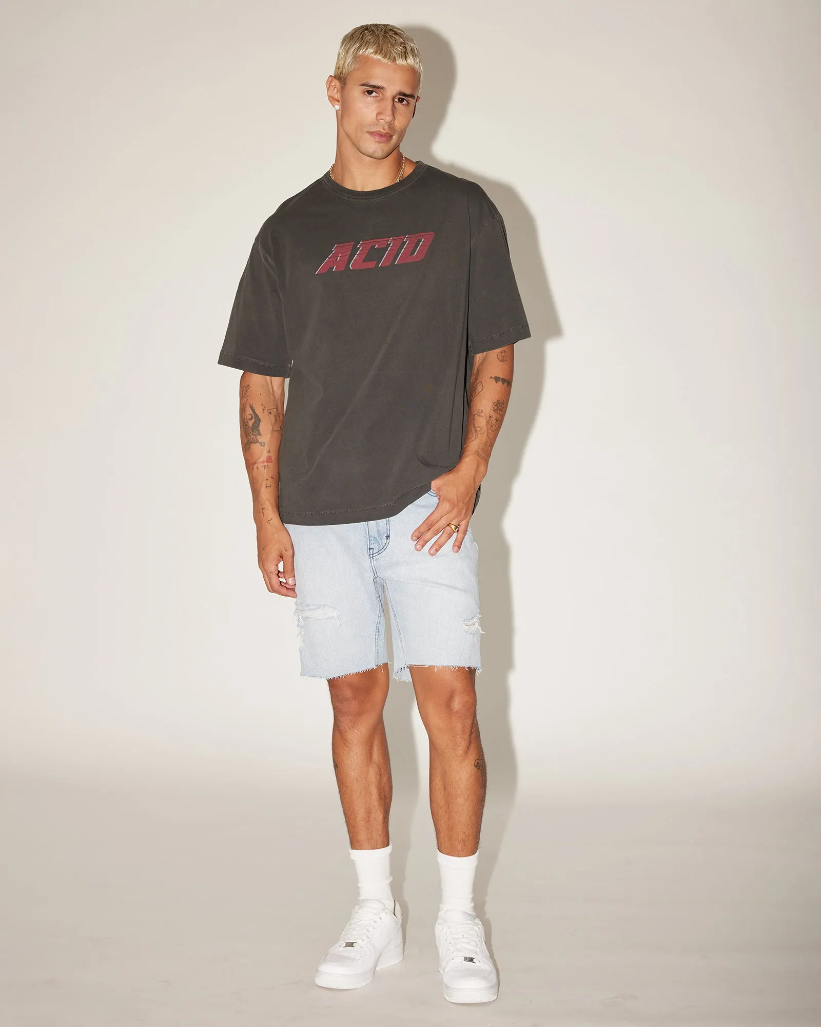 A1 Skinny Short Rogan Rip Blue sold by edge clothing product image thumbnail 5