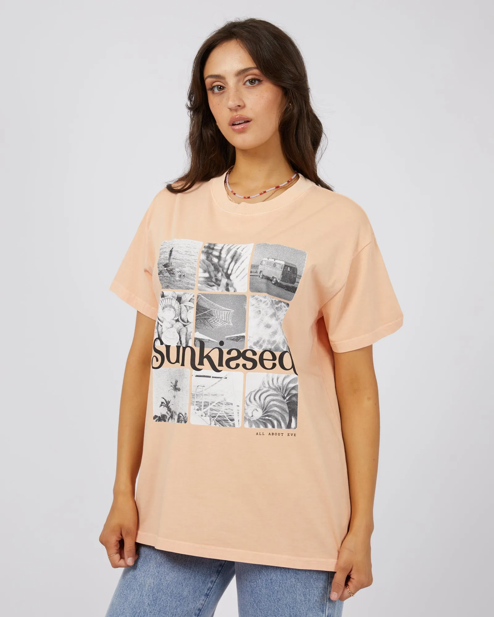 Sun Kissed Standard Tee Peach sold by edge clothing product image thumbnail 4