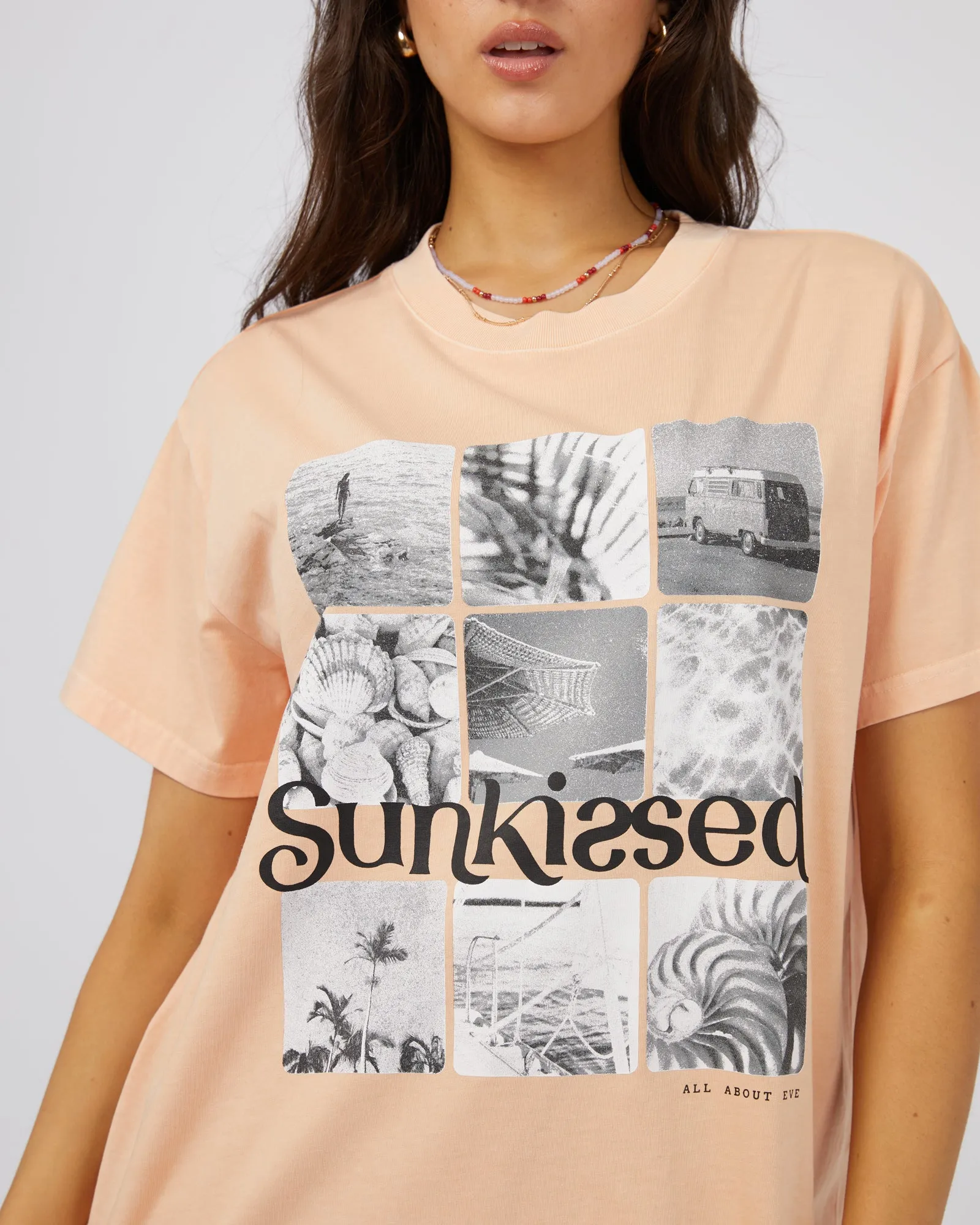 Sun Kissed Standard Tee Peach sold by edge clothing product image thumbnail 5