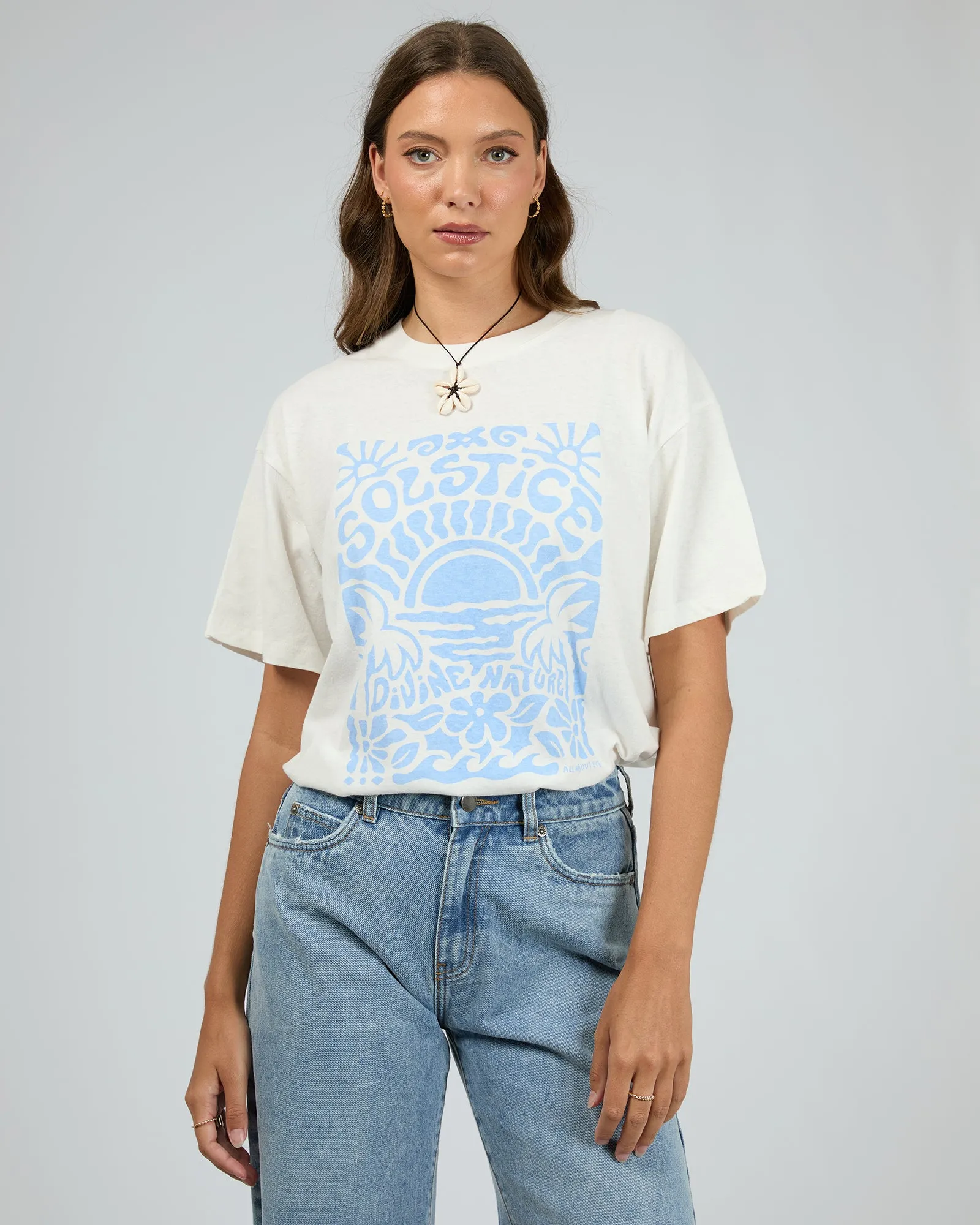 Summer Solstice Tee Vintage White sold by edge clothing