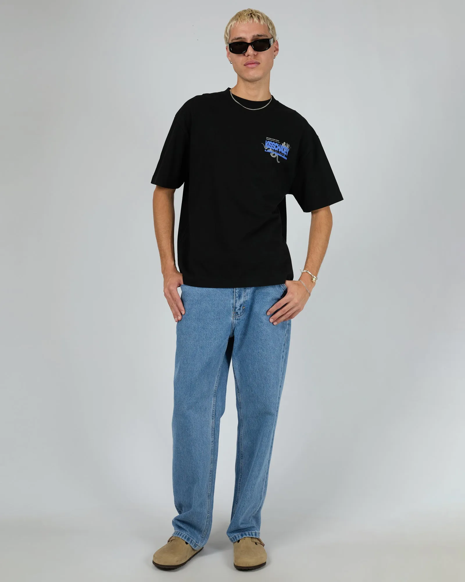 Mathry Street Tee Black sold by edge clothing