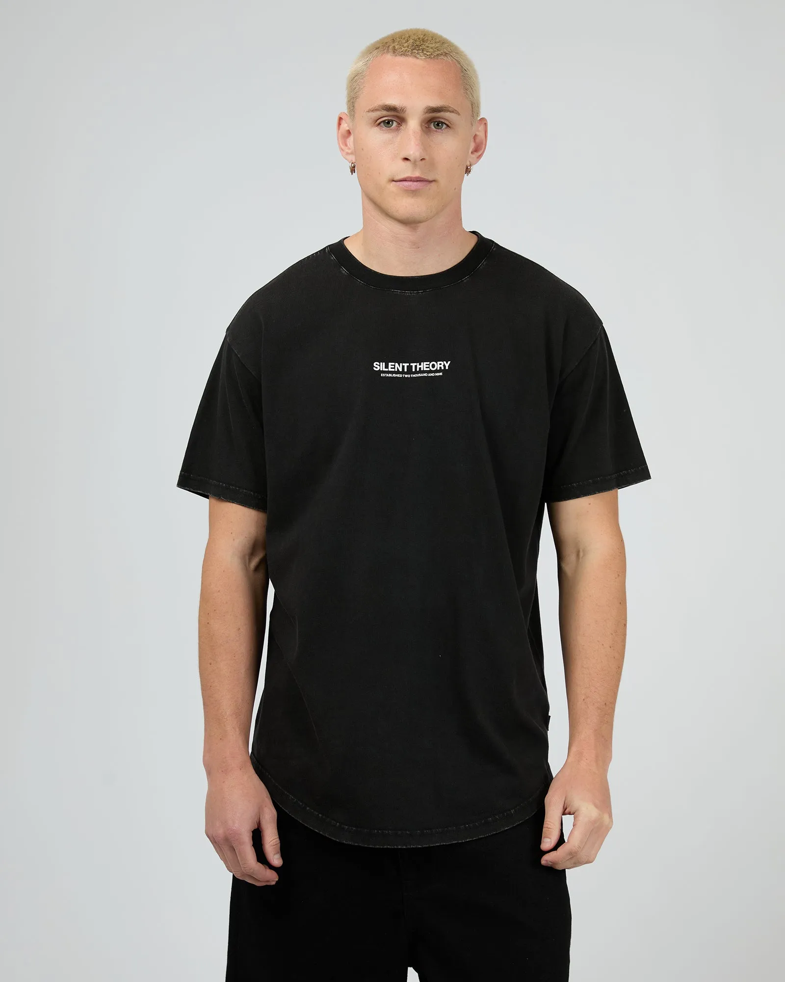 Company Tee Washed Black sold by edge clothing