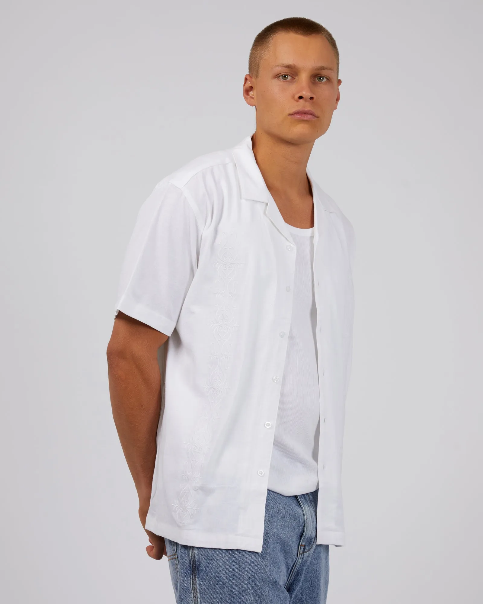 Lucca Shirt White sold by edge clothing product image thumbnail 4
