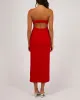 Charlee Maxi Dress Red sold by edge clothing