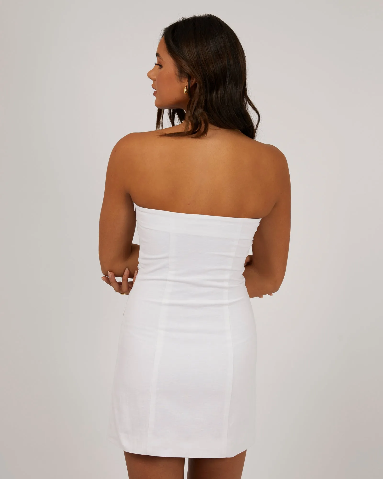 Tilly Mini Dress White sold by edge clothing product image thumbnail 3