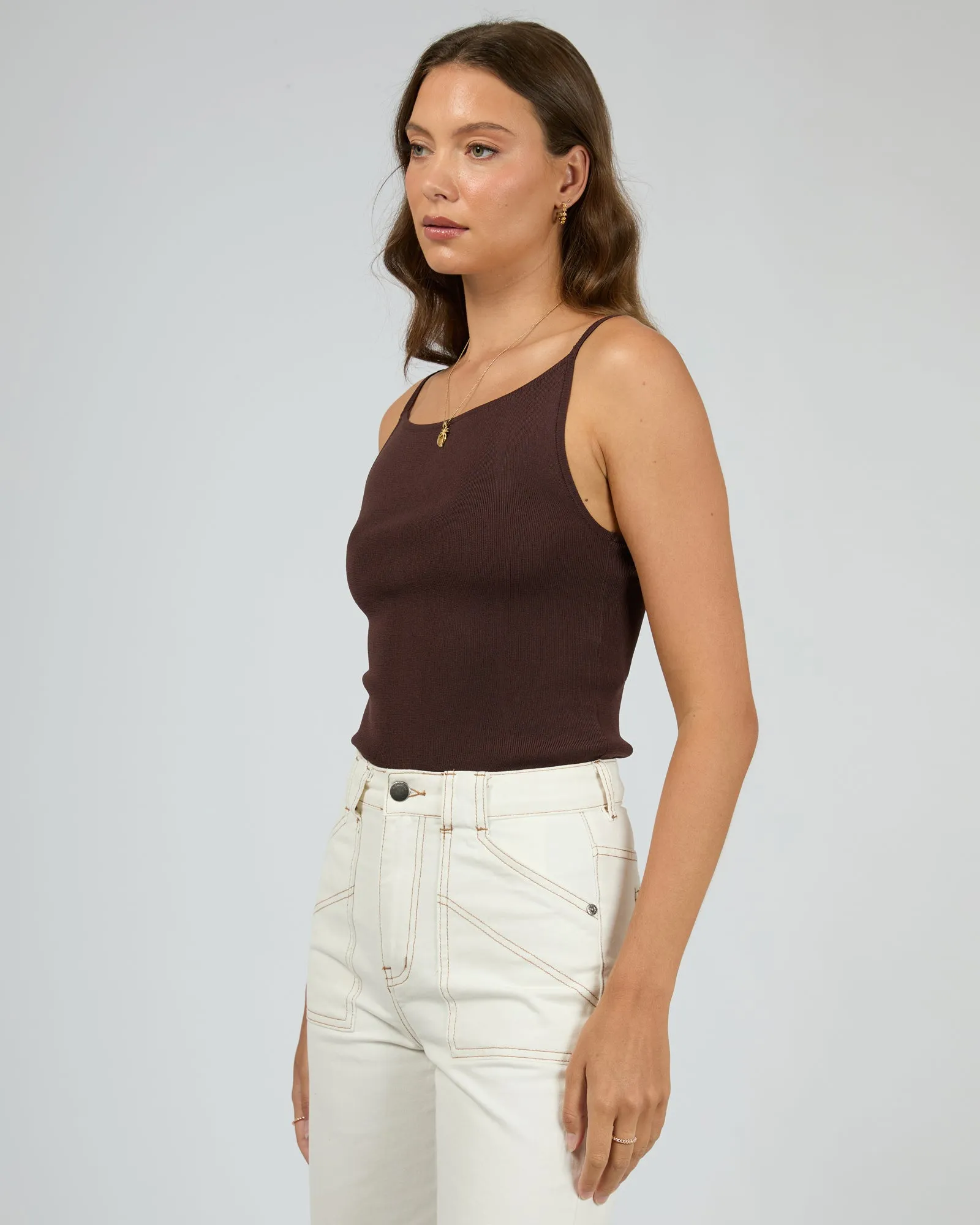 Peggy Top Brown sold by edge clothing product image thumbnail 4