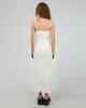 Luca Knit Maxi Dress White sold by edge clothing