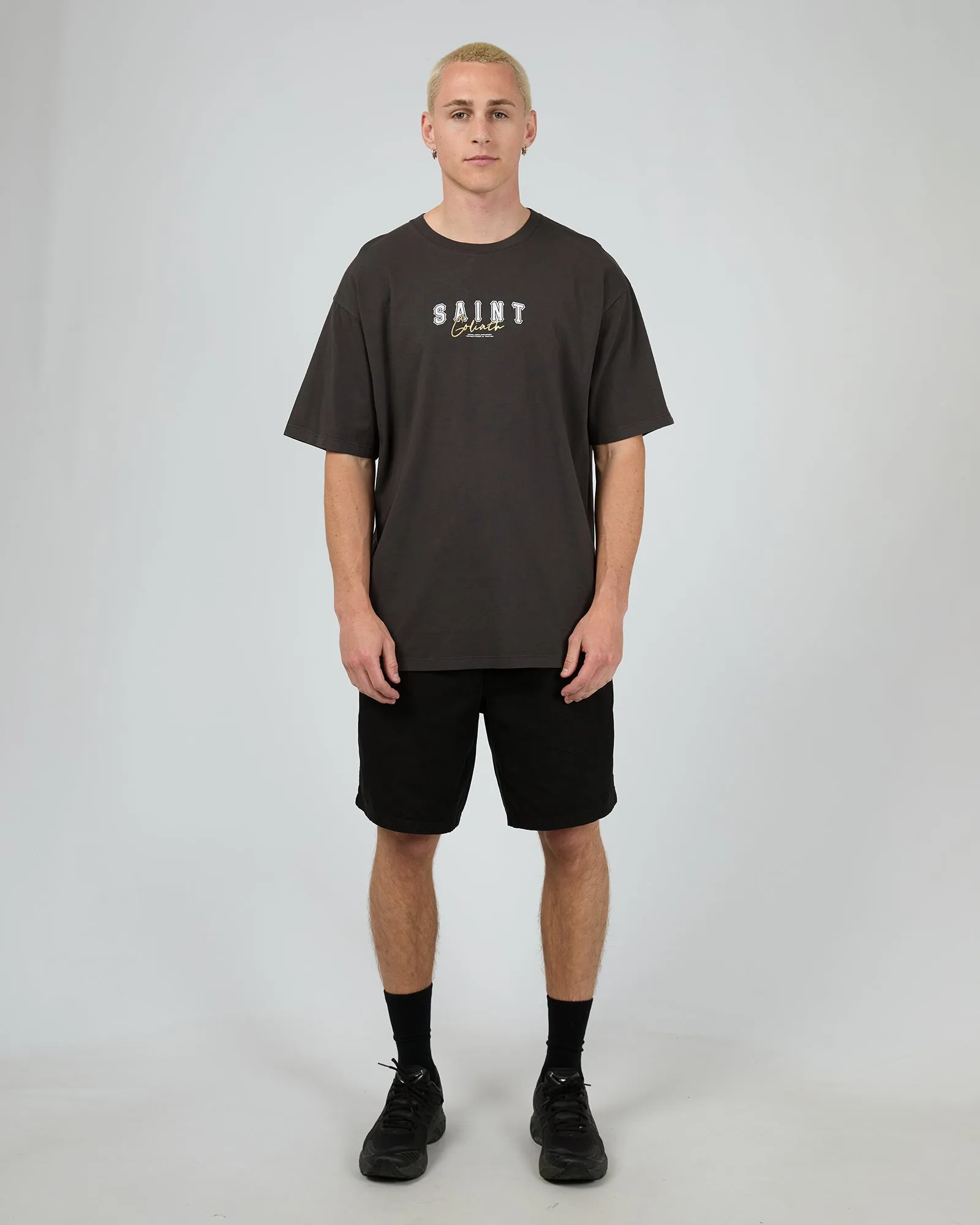 Boston Tee Washed Black sold by edge clothing product image thumbnail 3