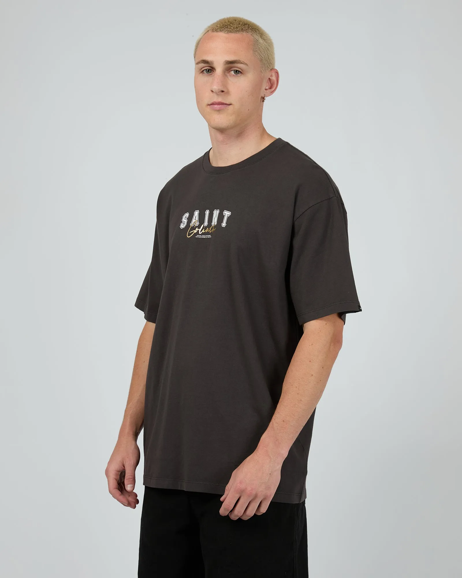 Boston Tee Washed Black sold by edge clothing product image thumbnail 4