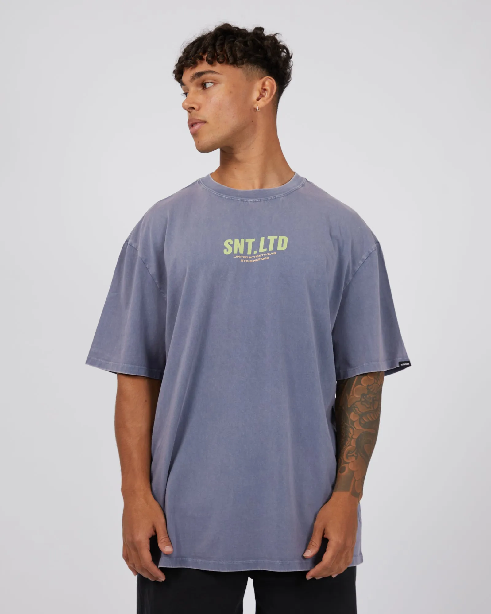 Chains Tee Blue sold by edge clothing