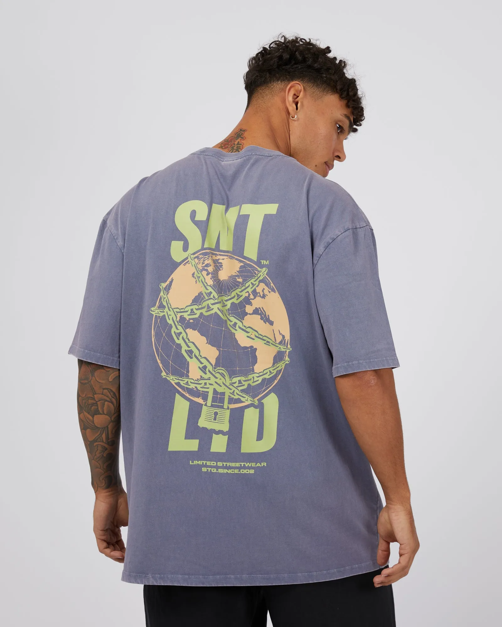 Chains Tee Blue sold by edge clothing product image thumbnail 2