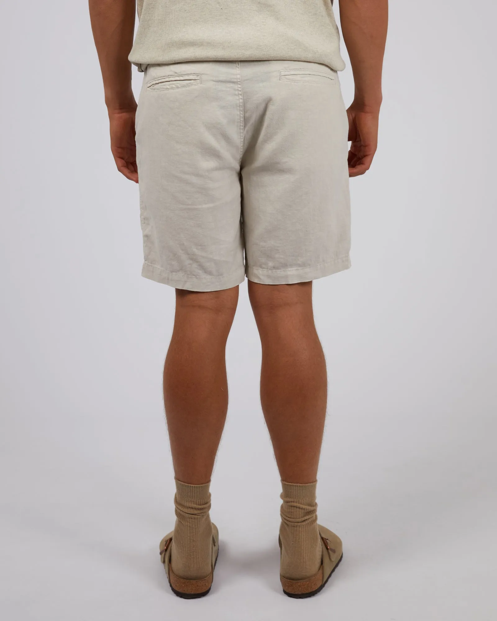 Tab Linen Short Oat sold by edge clothing product image thumbnail 3