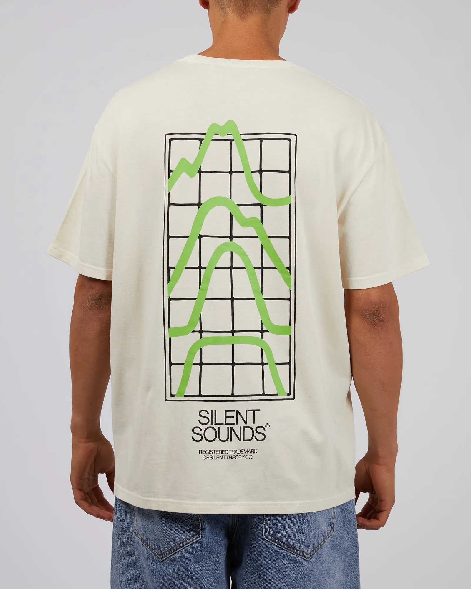 Sound Waves Tee Natural sold by edge clothing