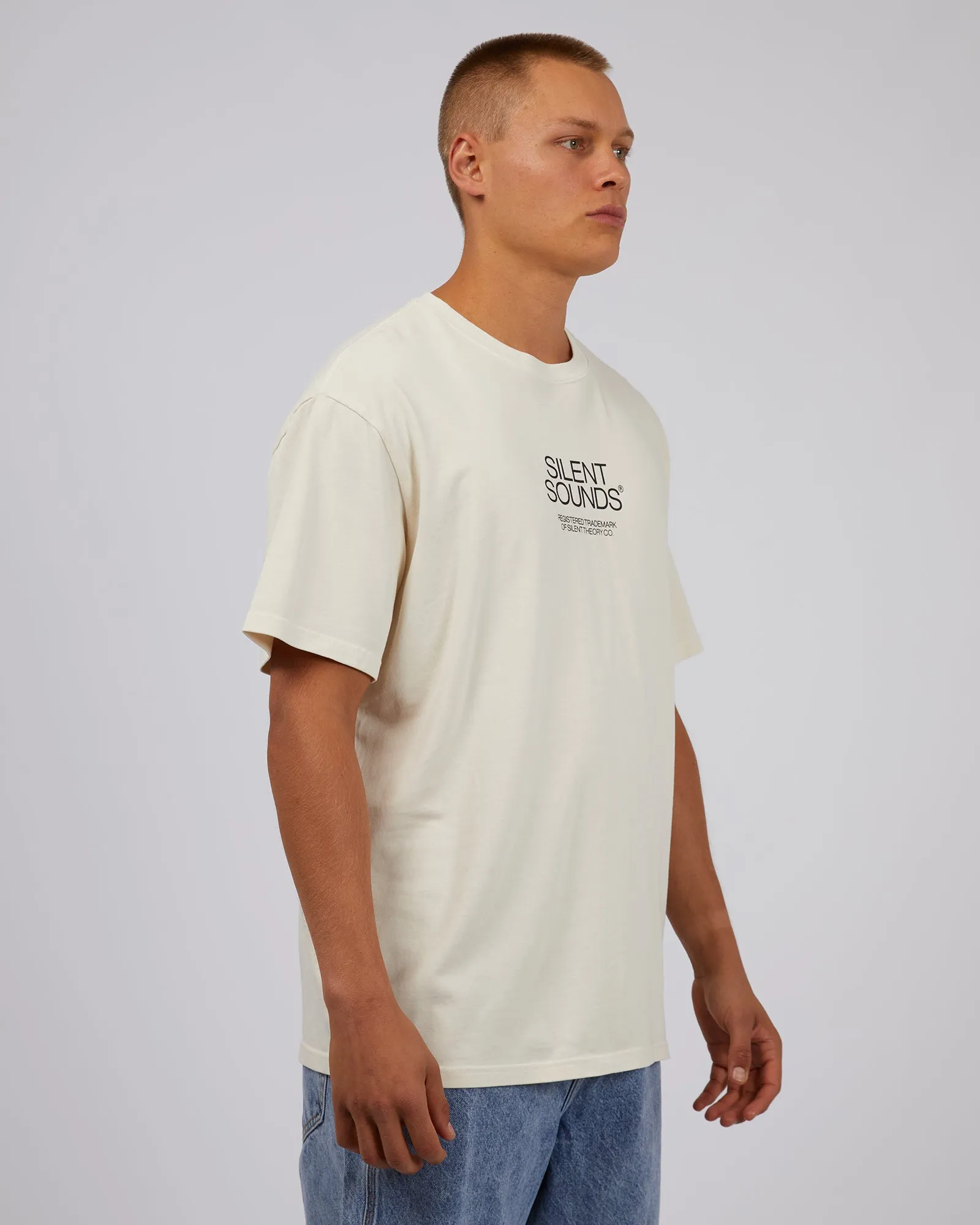 Sound Waves Tee Natural sold by edge clothing product image thumbnail 4