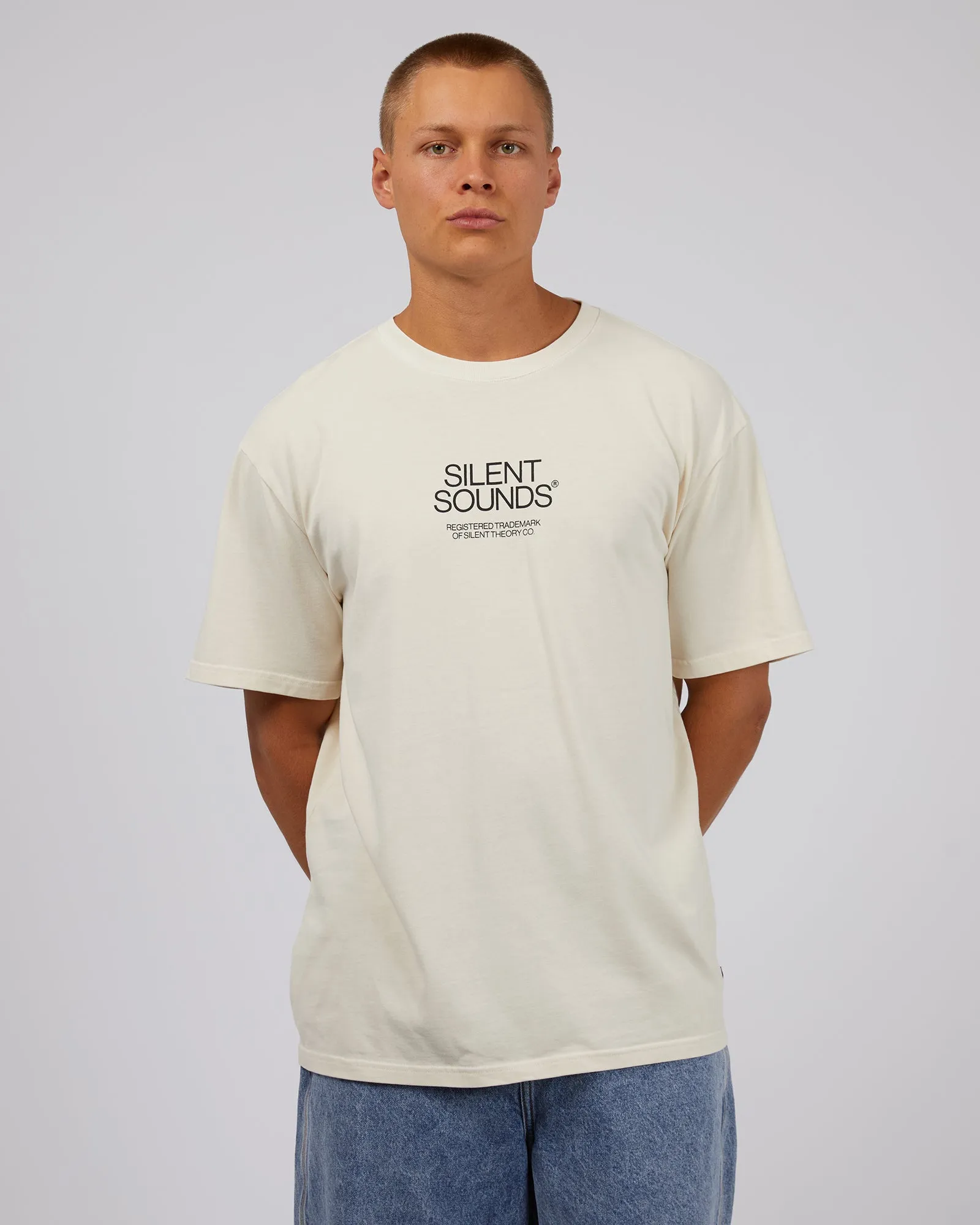 Sound Waves Tee Natural sold by edge clothing product image thumbnail 3