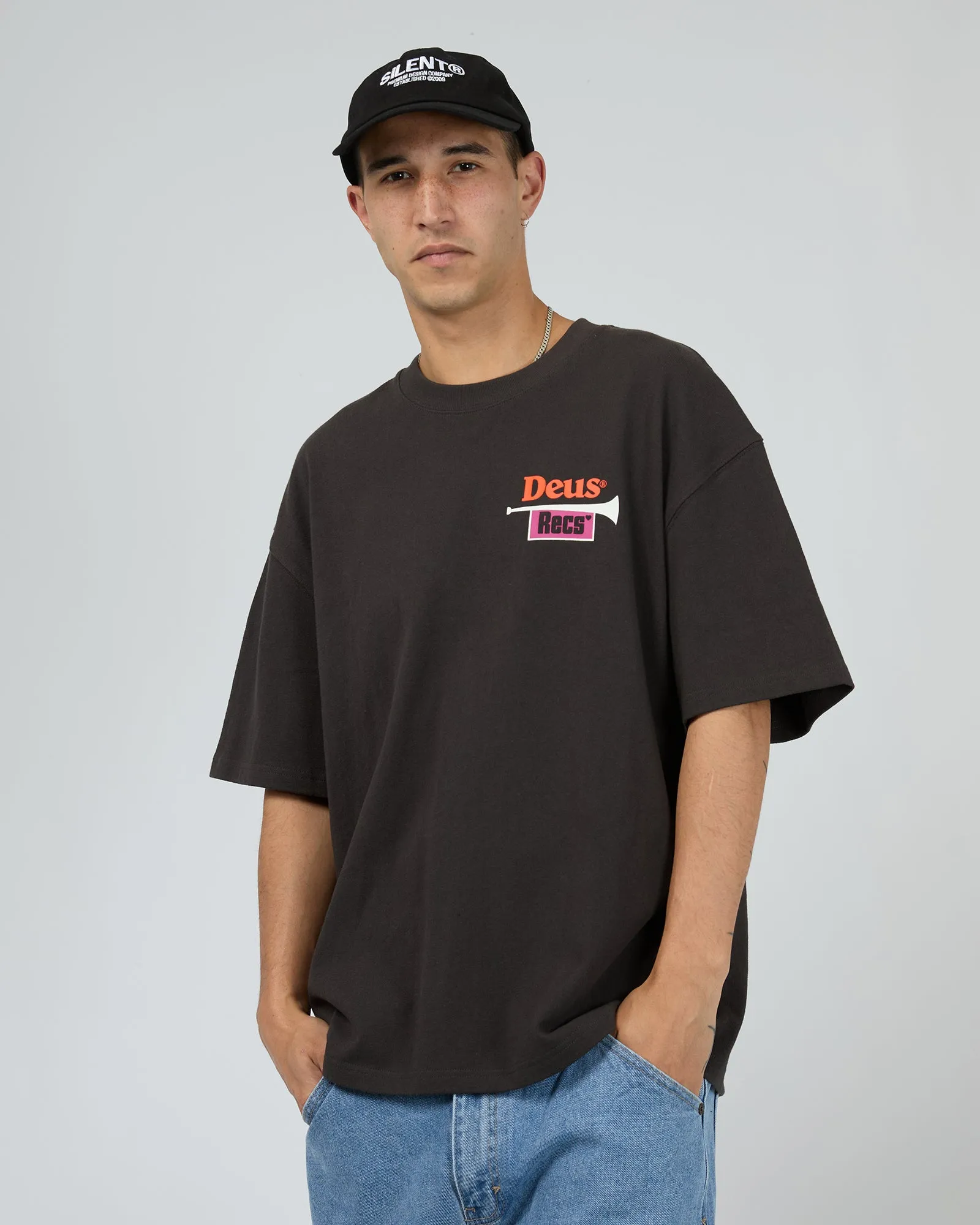 Brassworks Tee Anthracite sold by edge clothing product image thumbnail 3