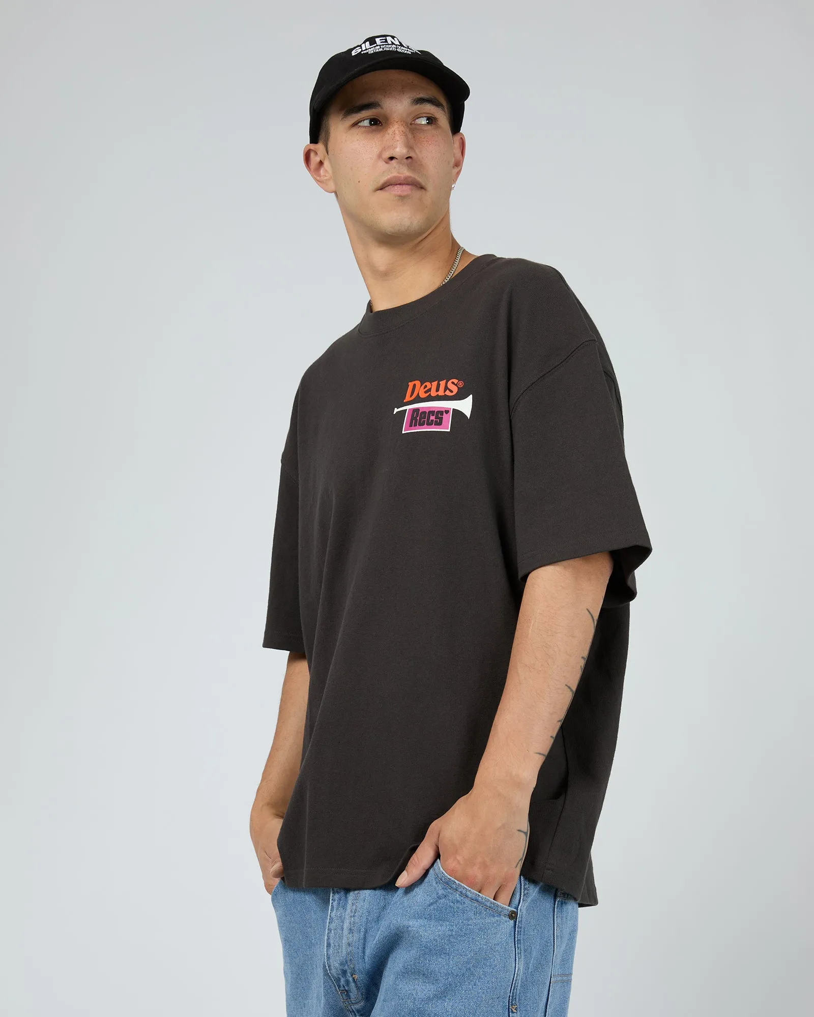 Brassworks Tee Anthracite sold by edge clothing product image thumbnail 4
